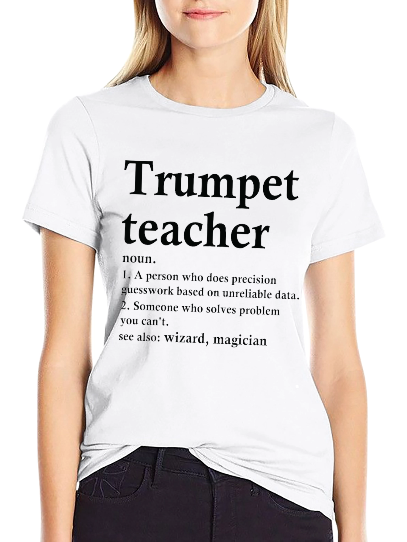 Trumpet Teacher Definition T-Shirt - Musician Gift