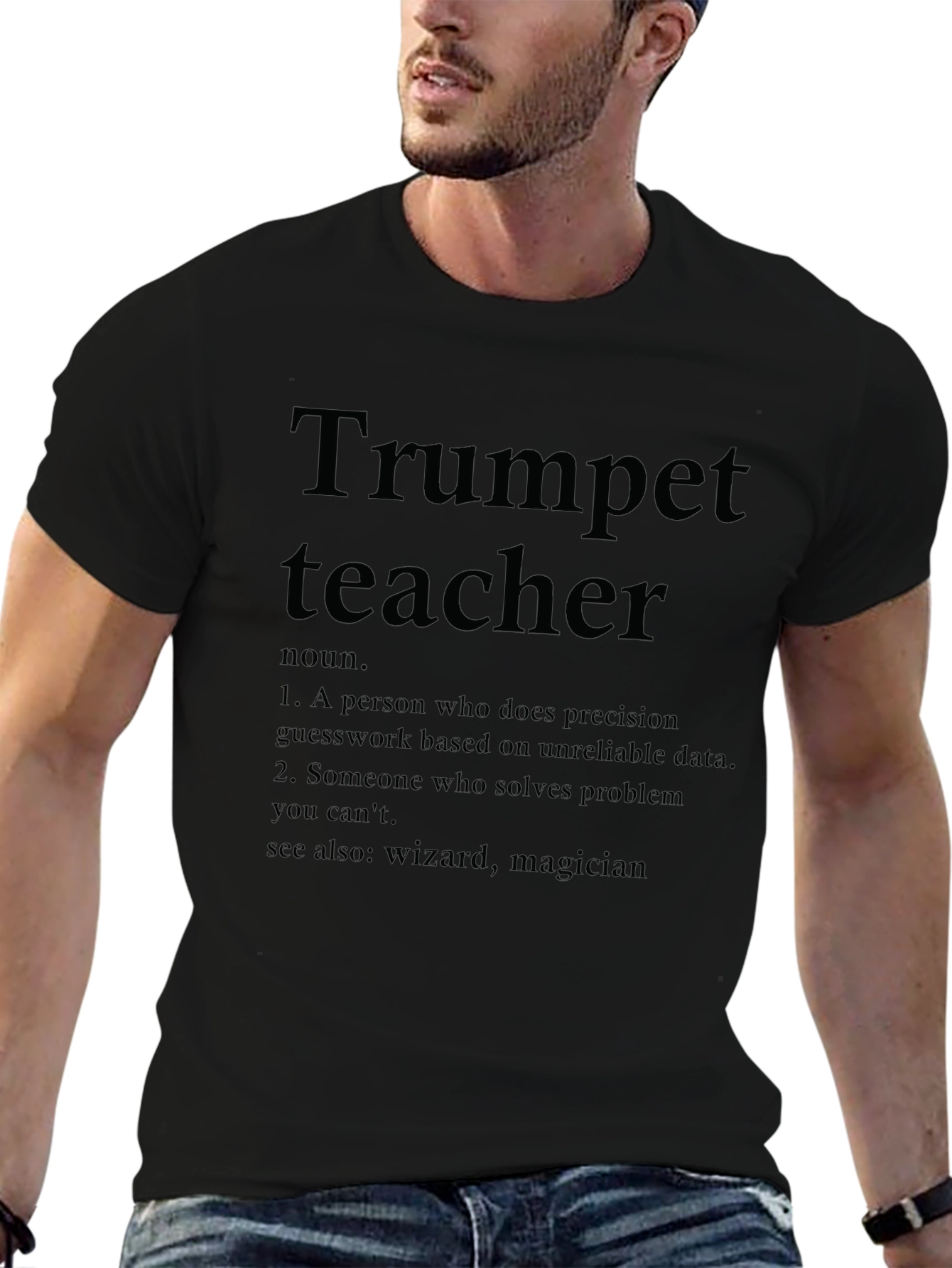 Trumpet Teacher Definition T-Shirt - Musician Gift