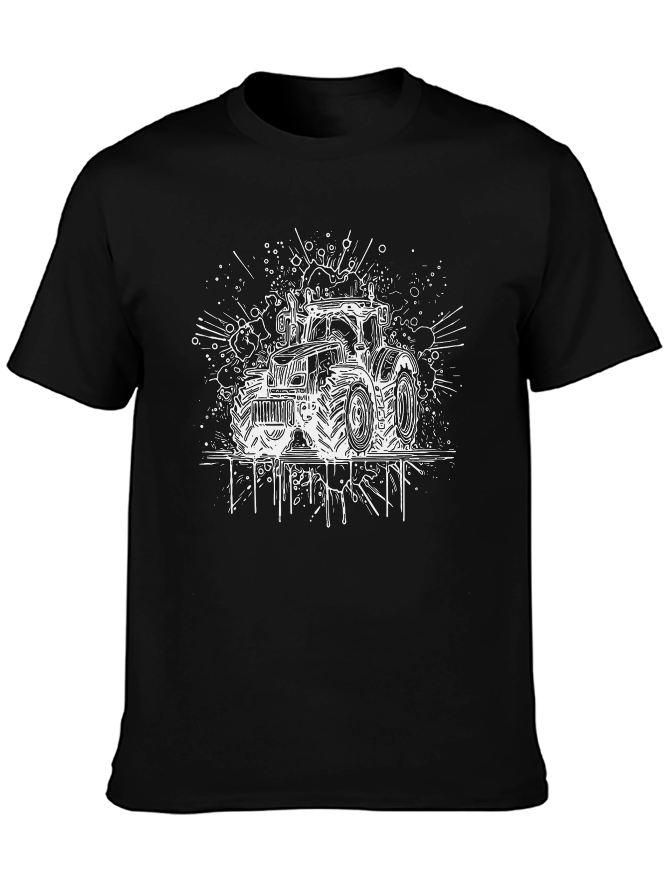 Tractor Graphic Tee - Black
