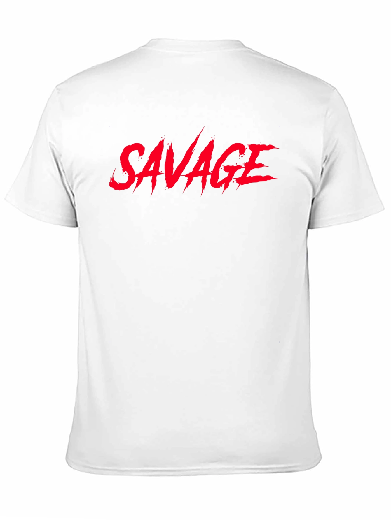 Savage Graphic Print T-Shirt - Black