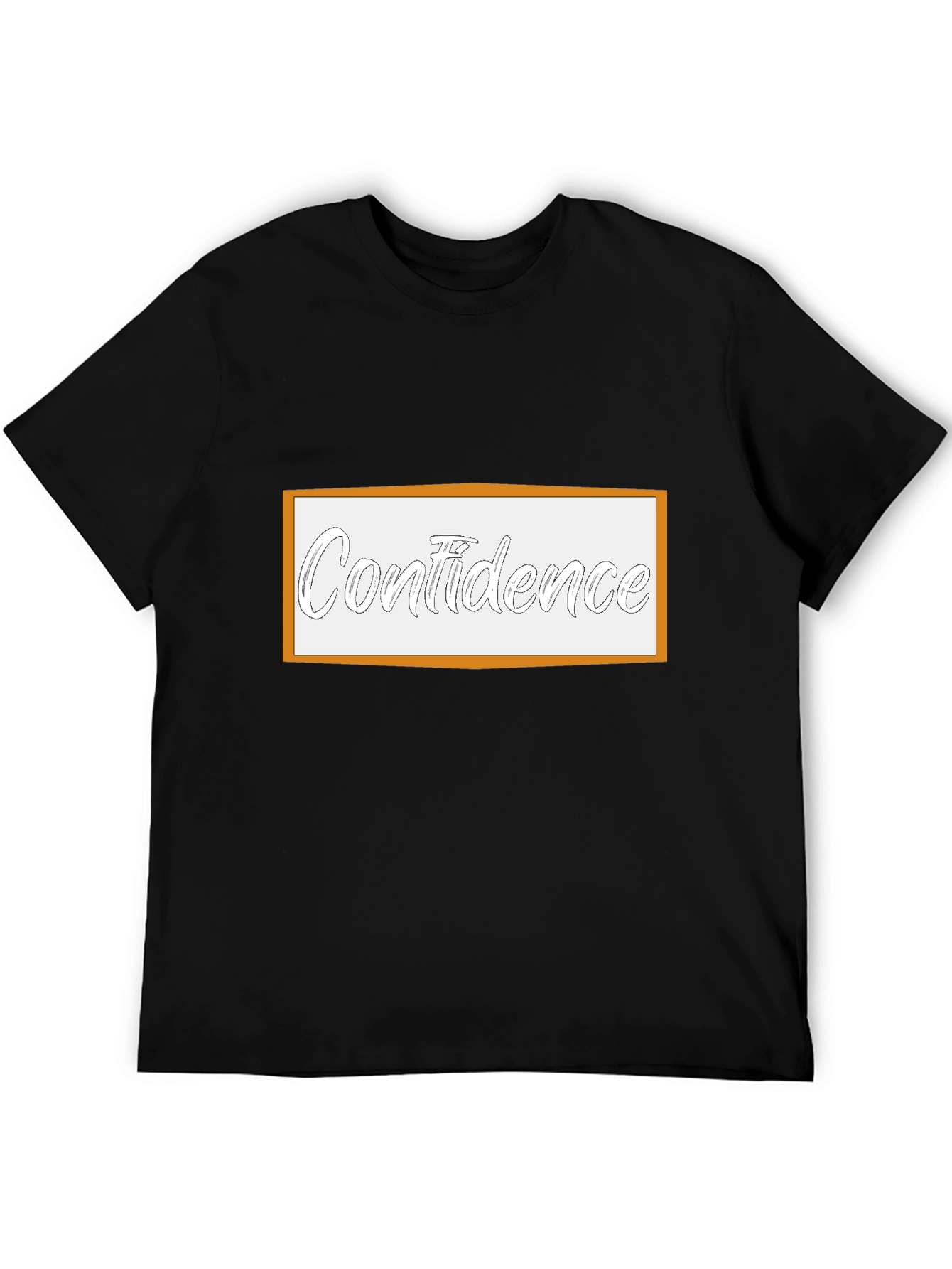 Confidence T-Shirt - Black Tee with Graphic Print