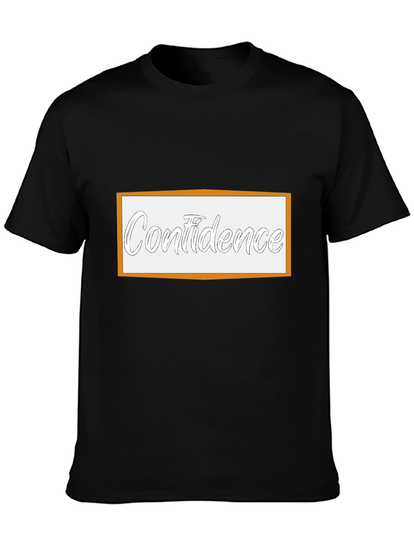 Confidence T-Shirt - Black Tee with Graphic Print