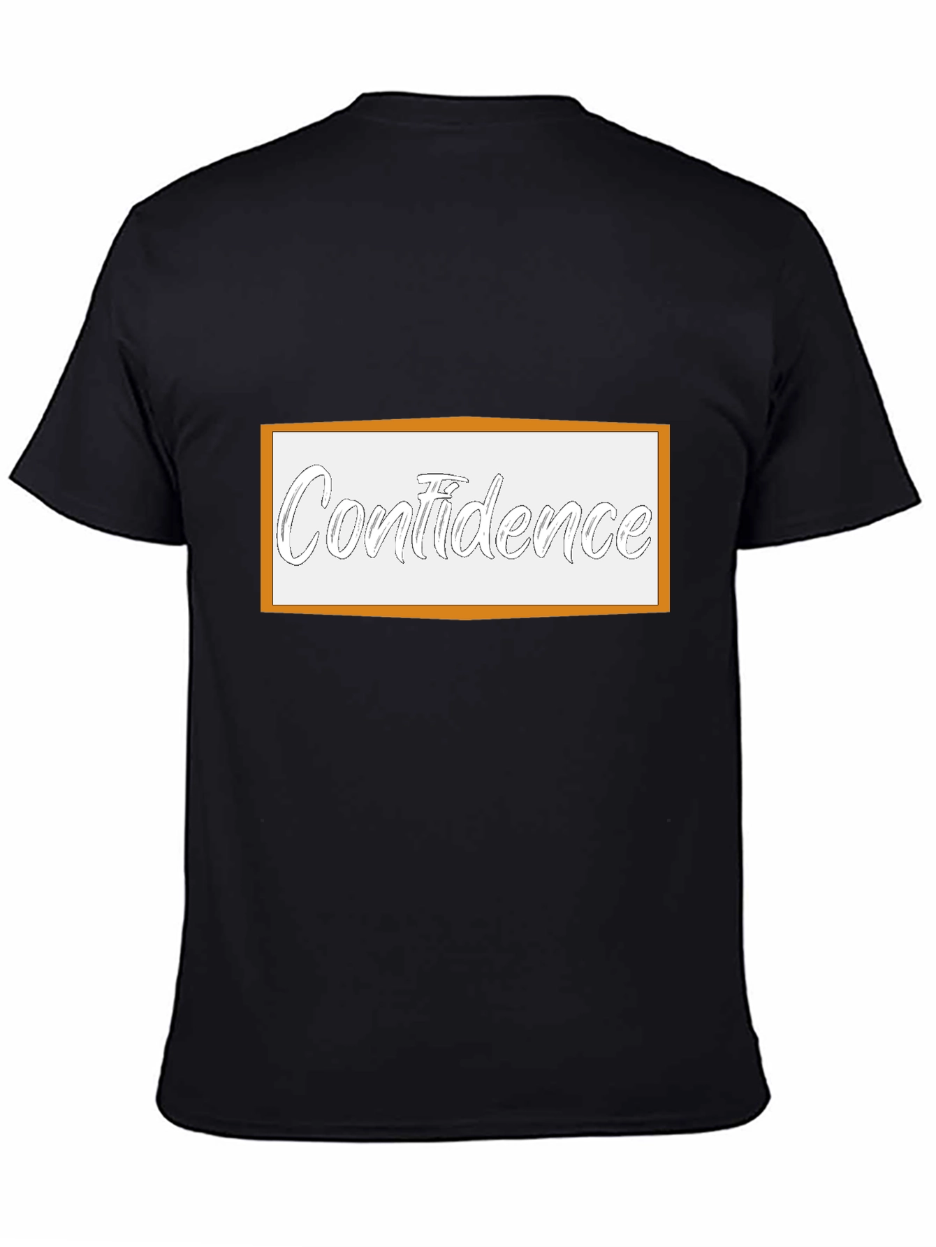 Confidence T-Shirt - Black Tee with Graphic Print