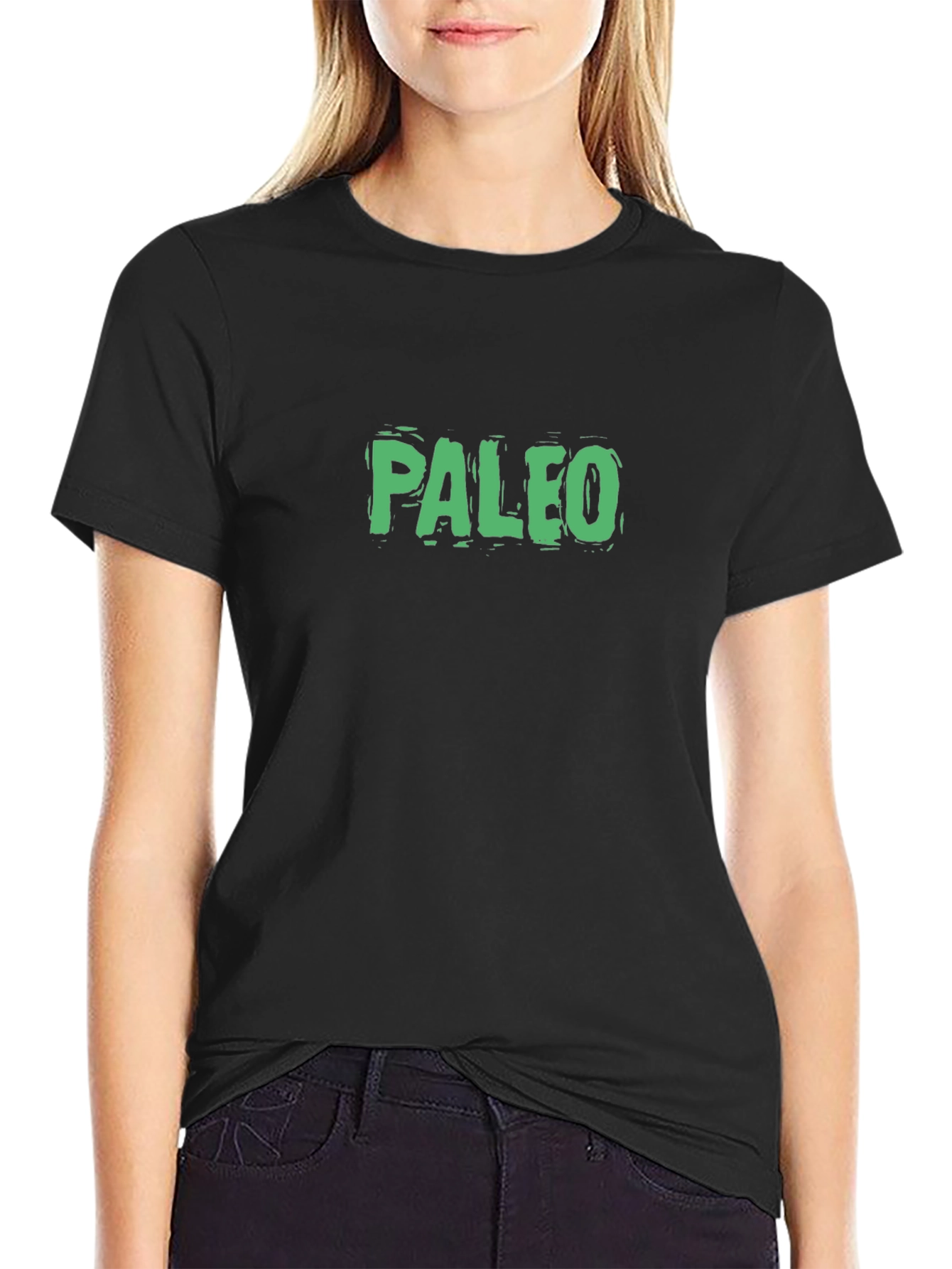 Paleo T-Shirt - Black Crew Neck