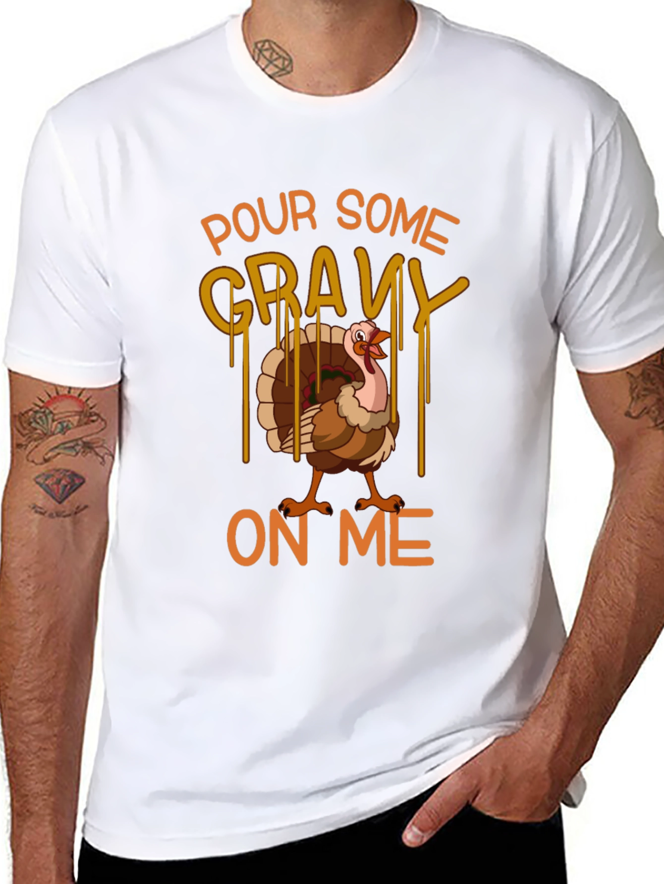 Pour Some Gravy On Me Thanksgiving T-Shirt