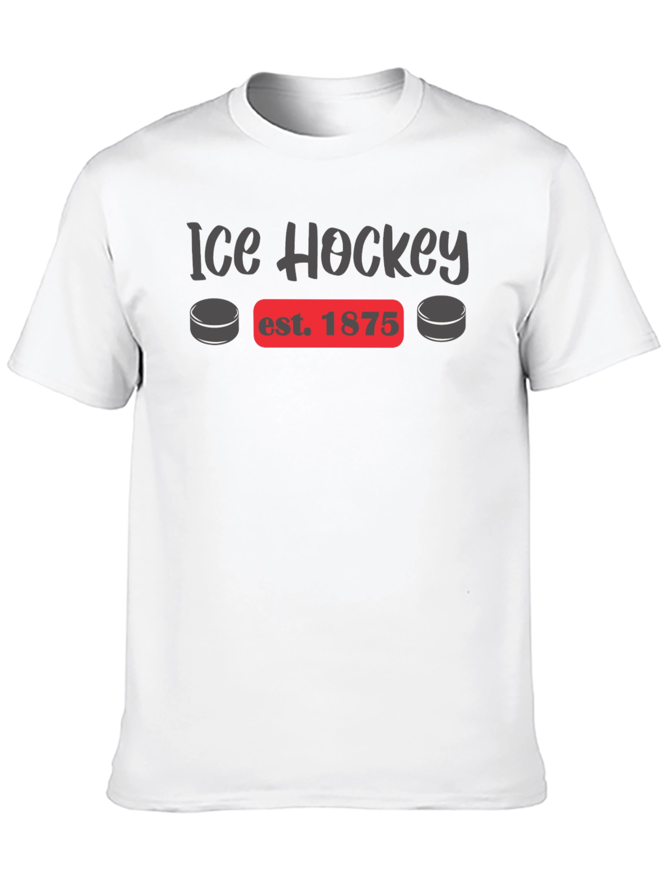 Ice Hockey Est. 1875 Black T-Shirt