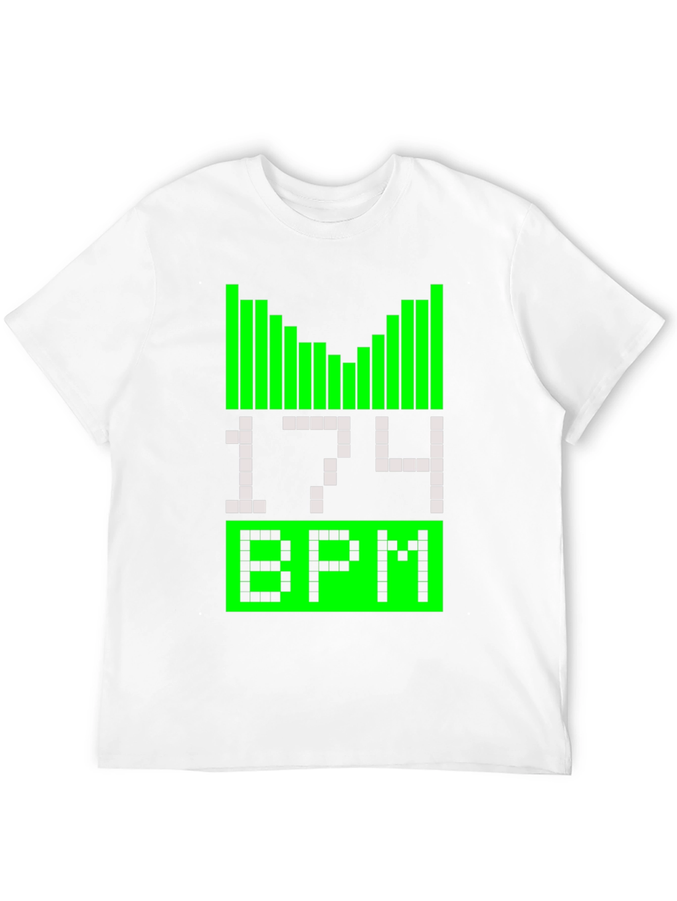 174 BPM Music Pulse Black T-Shirt
