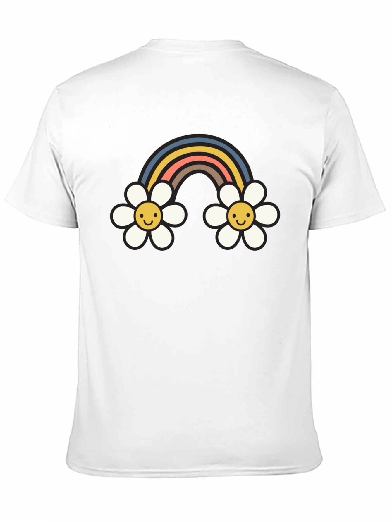 Retro Rainbow Daisy T-Shirt