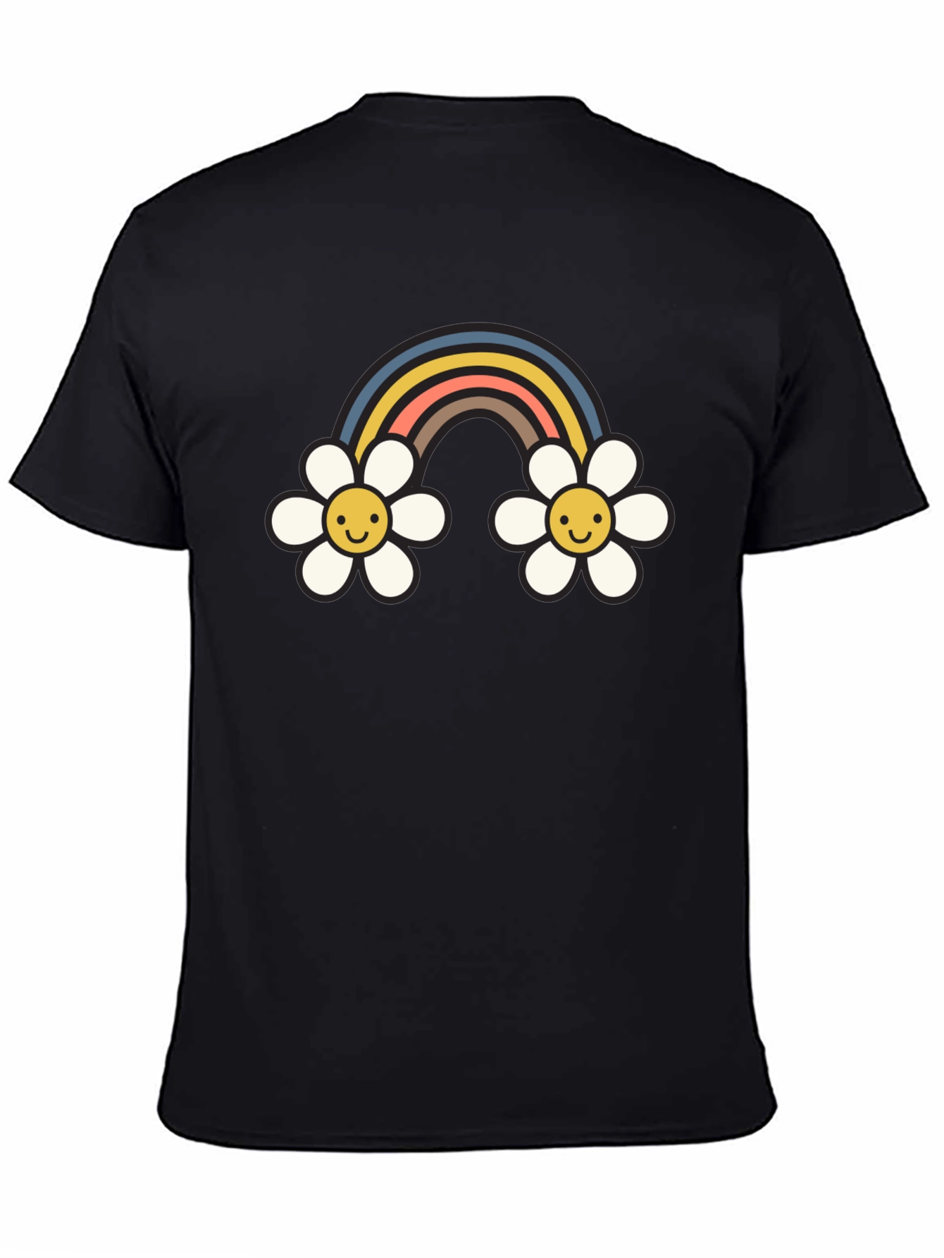 Retro Rainbow Daisy T-Shirt