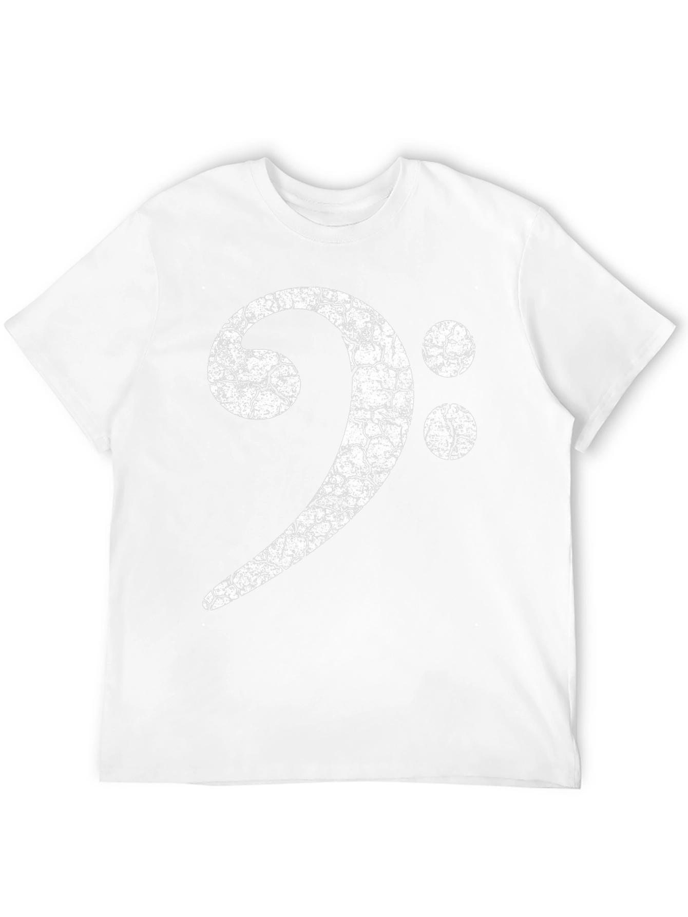 Bass Clef Graphic Tee - Music Lover Shirt
