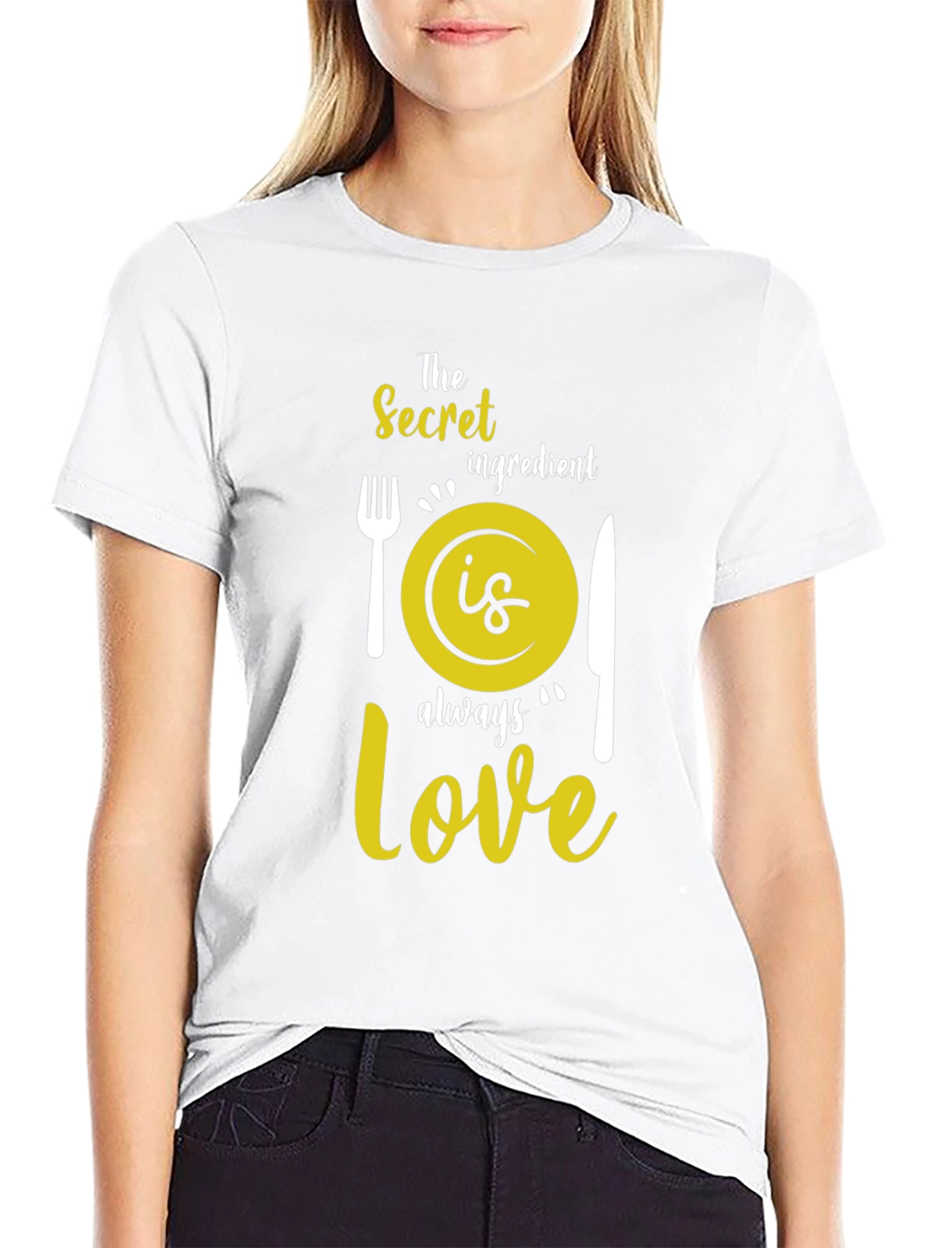 Secret Ingredient Love Graphic Tee - Black