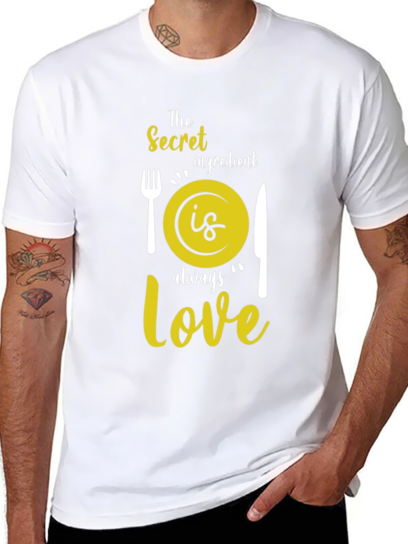 Secret Ingredient Love Graphic Tee - Black