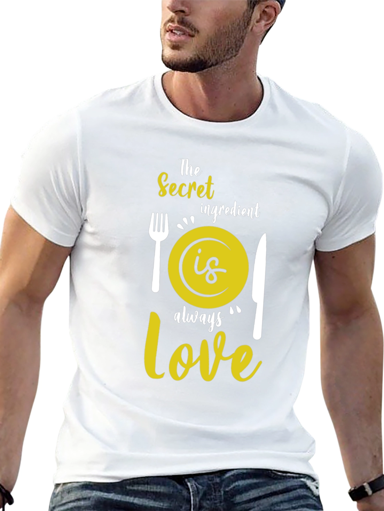 Secret Ingredient Love Graphic Tee - Black
