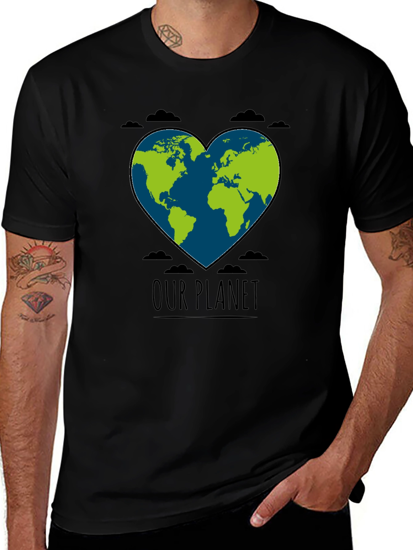Our Planet Heart Earth T-Shirt