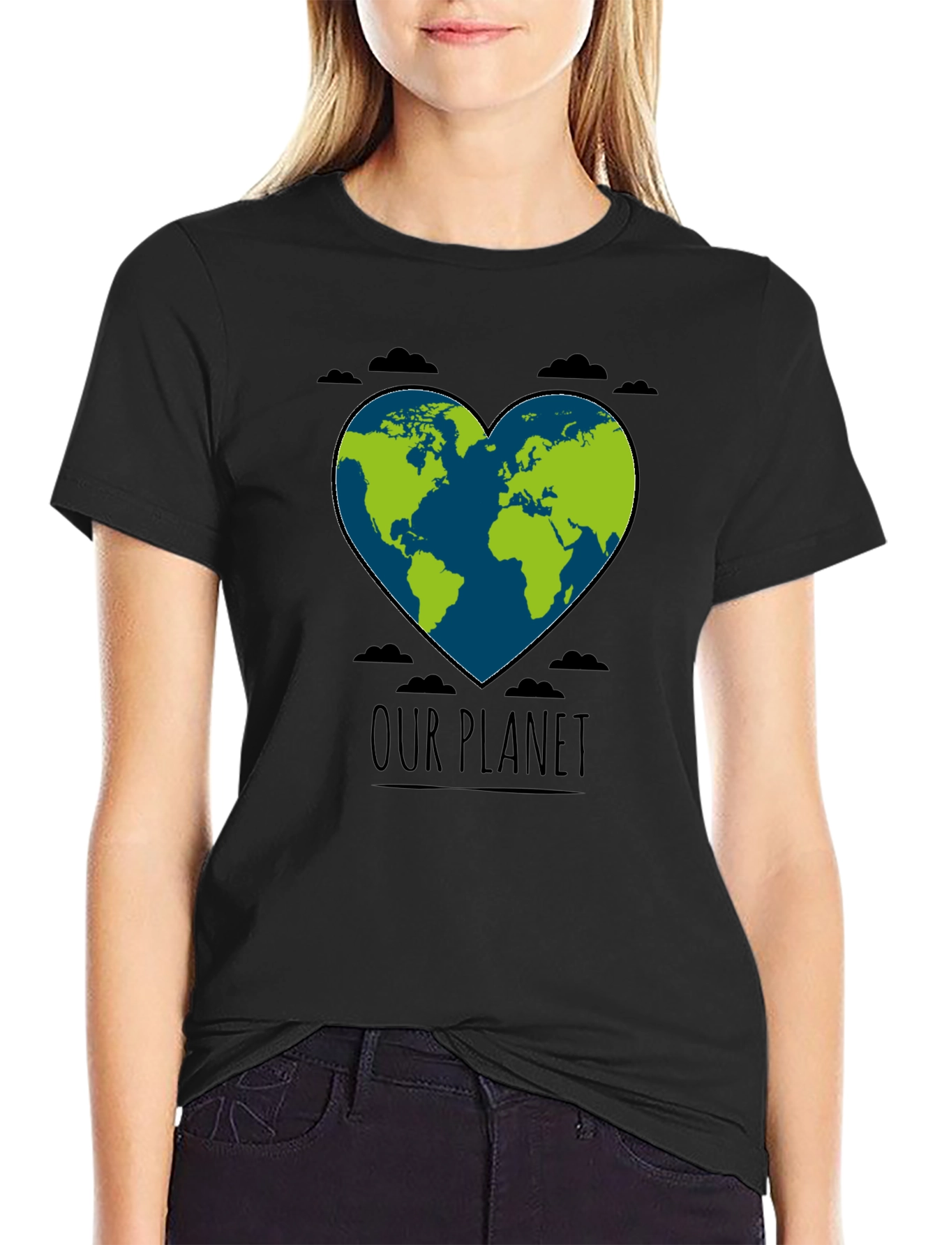 Our Planet Heart Earth T-Shirt