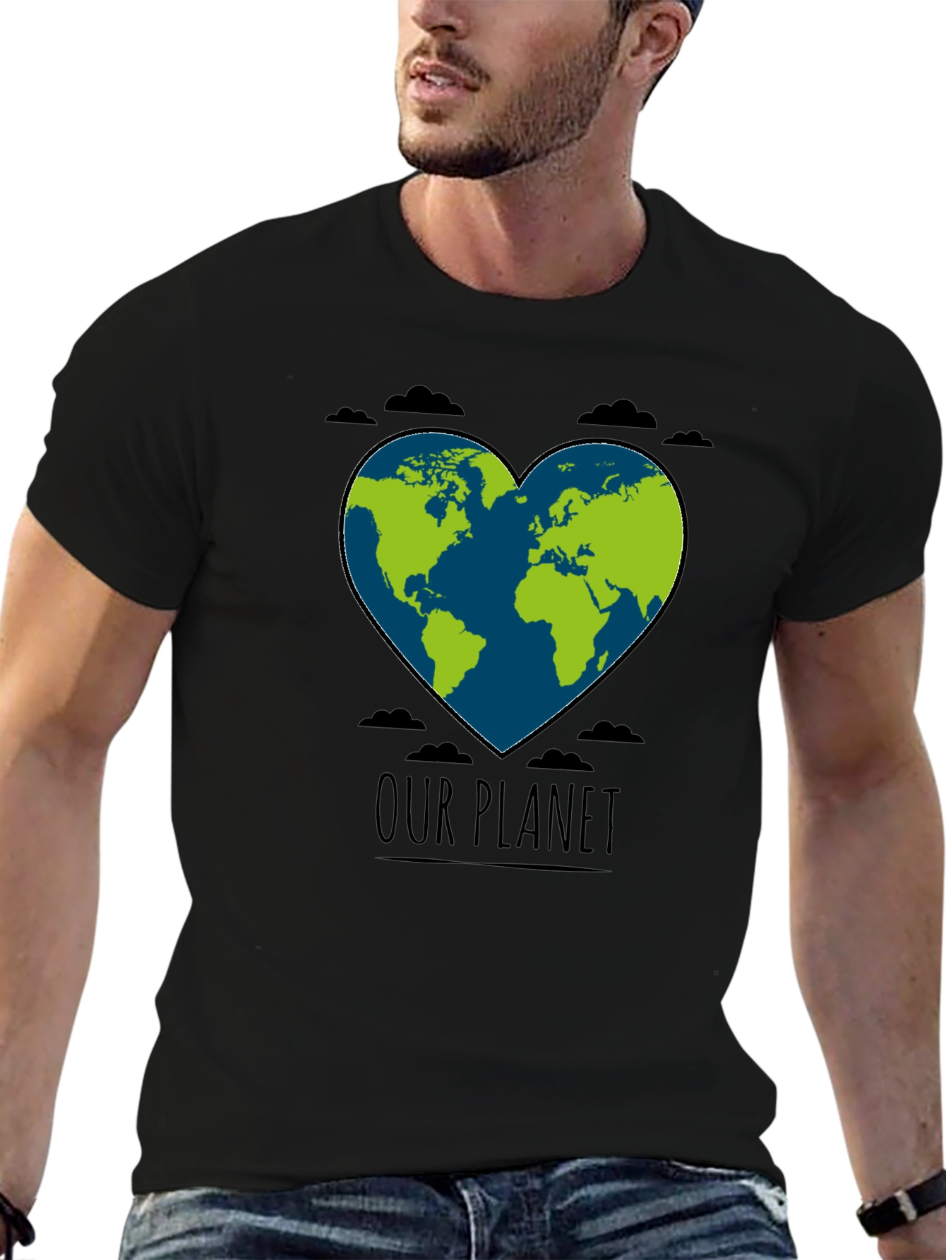 Our Planet Heart Earth T-Shirt