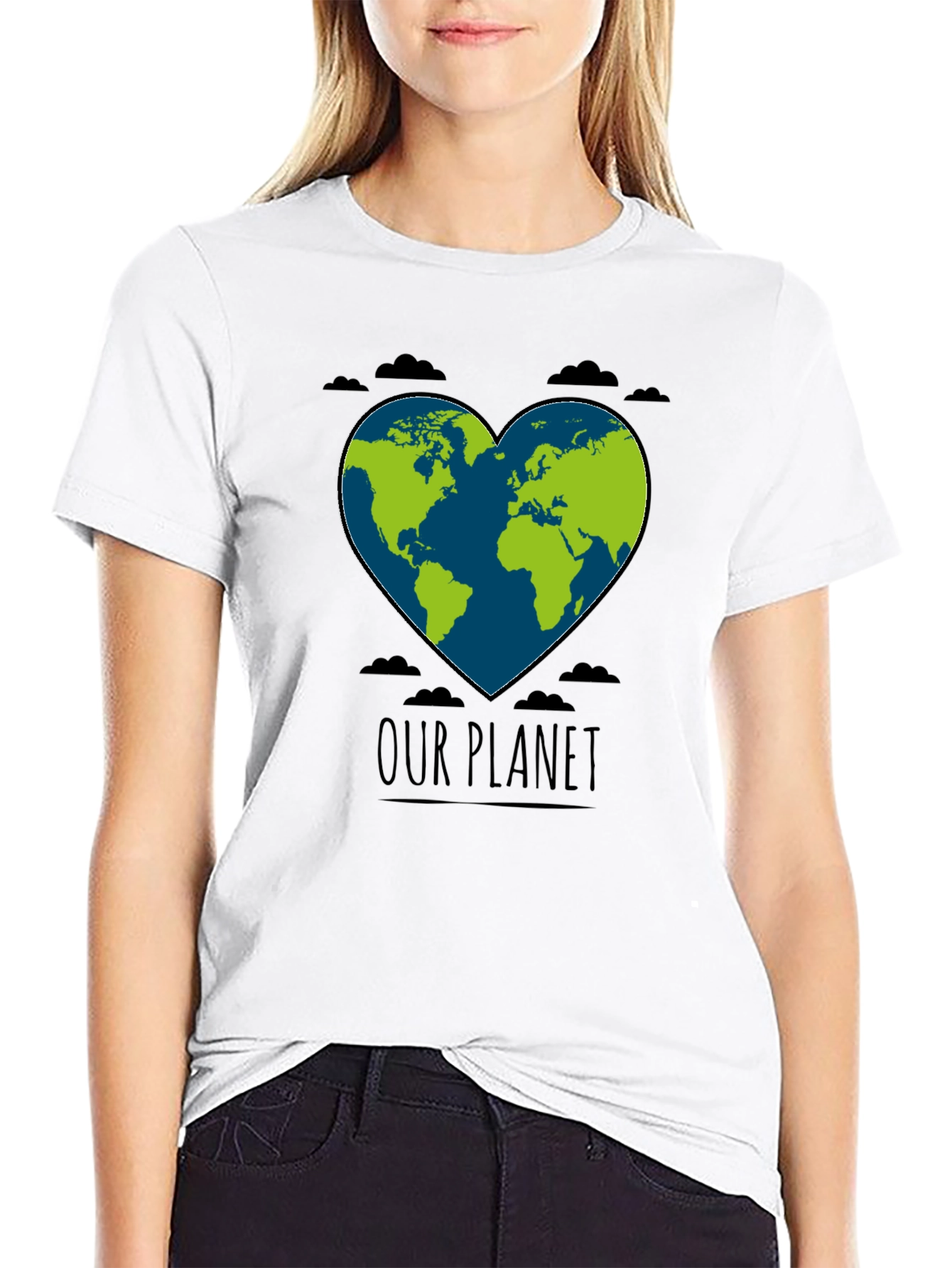 Our Planet Heart Earth T-Shirt