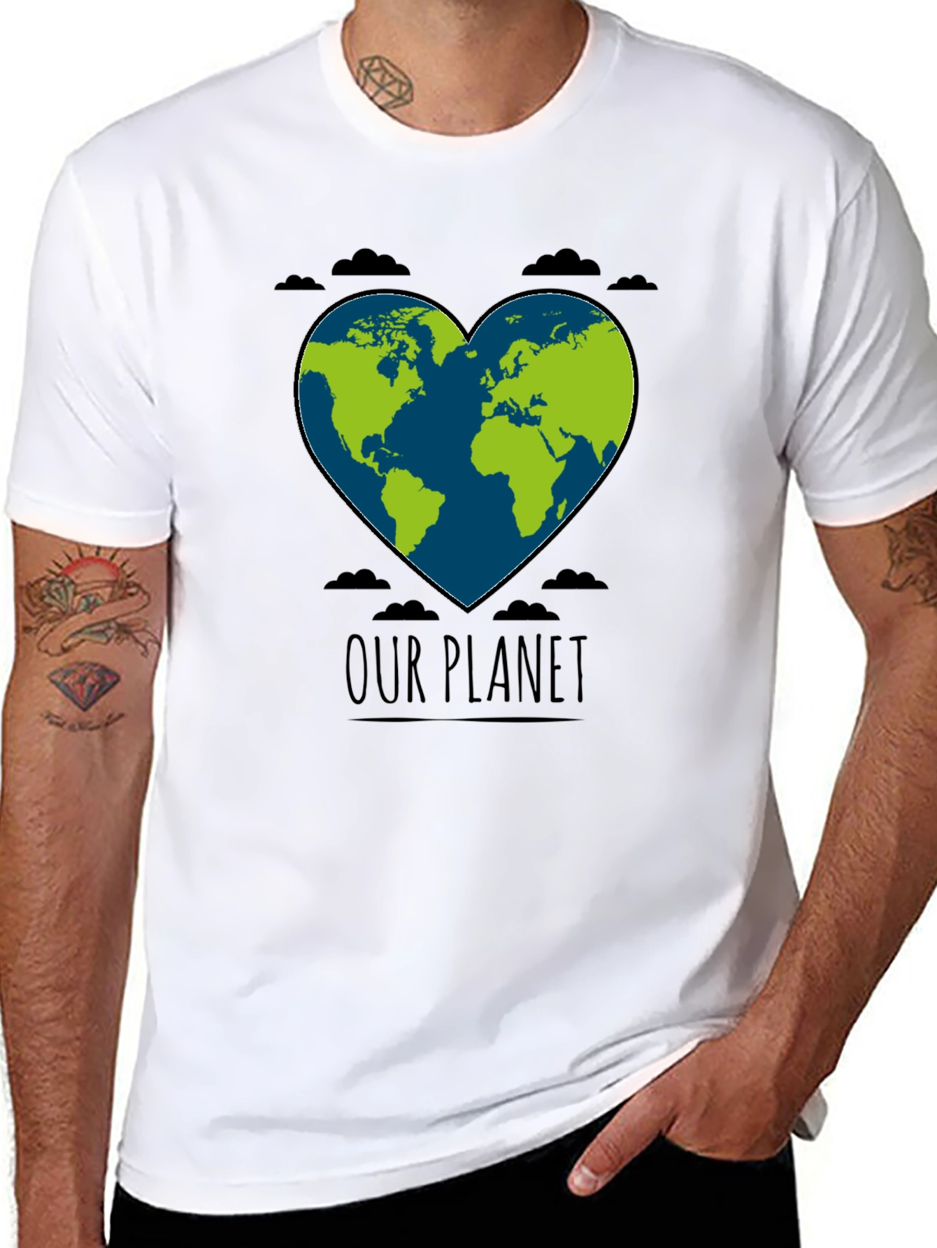 Our Planet Heart Earth T-Shirt