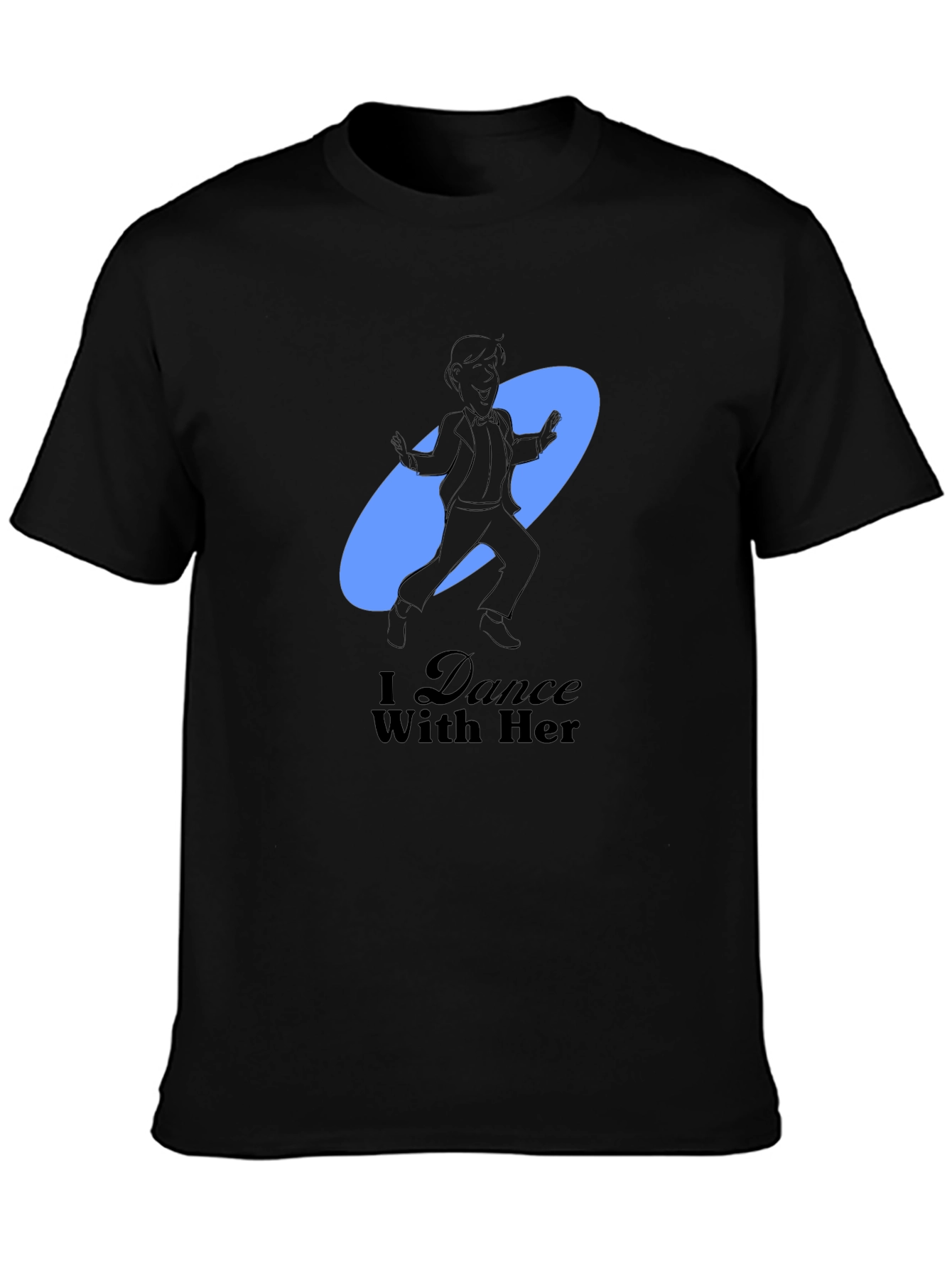 Dance With Her Graphic Tee - Black T-Shirt