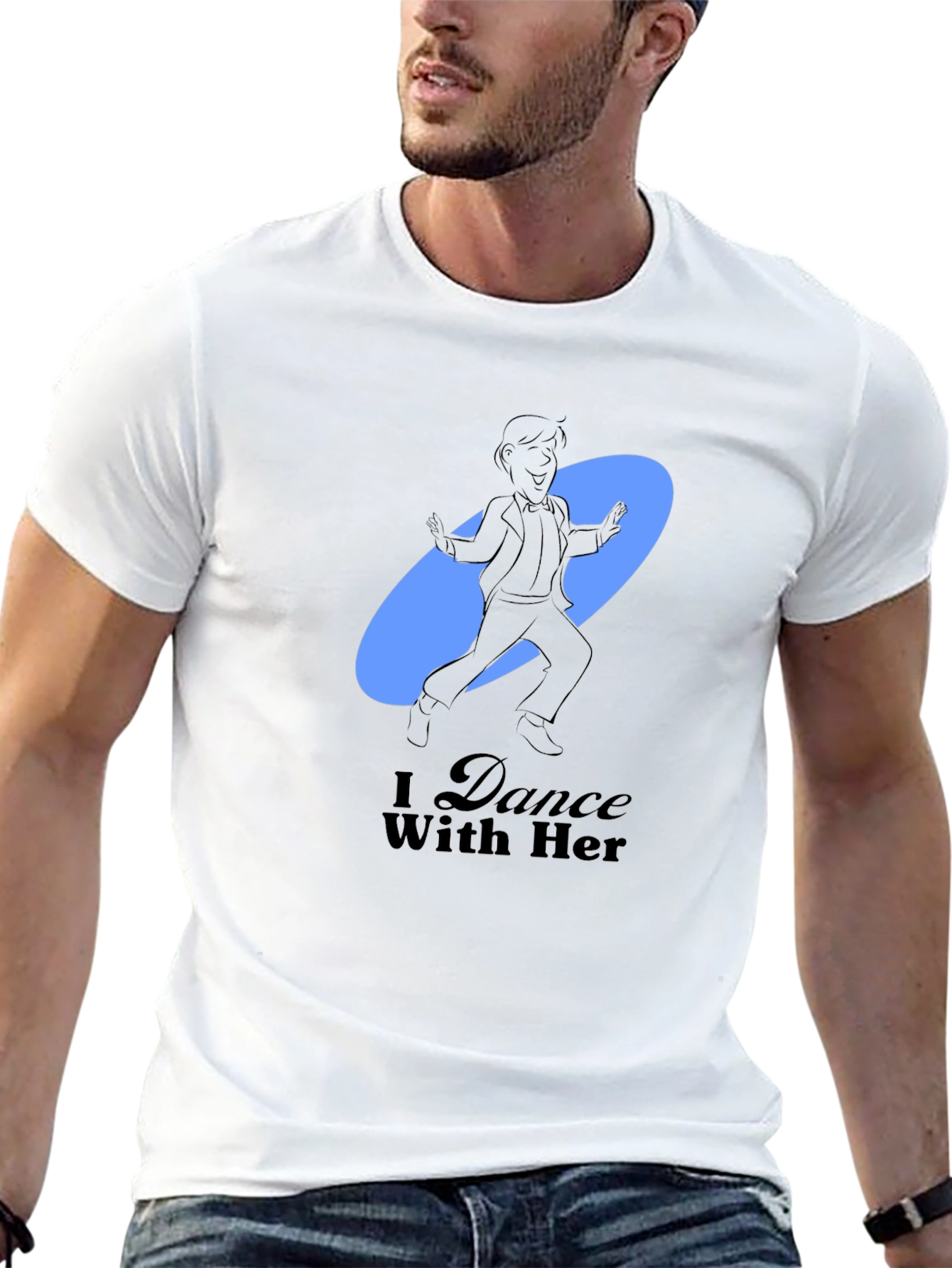 Dance With Her Graphic Tee - Black T-Shirt