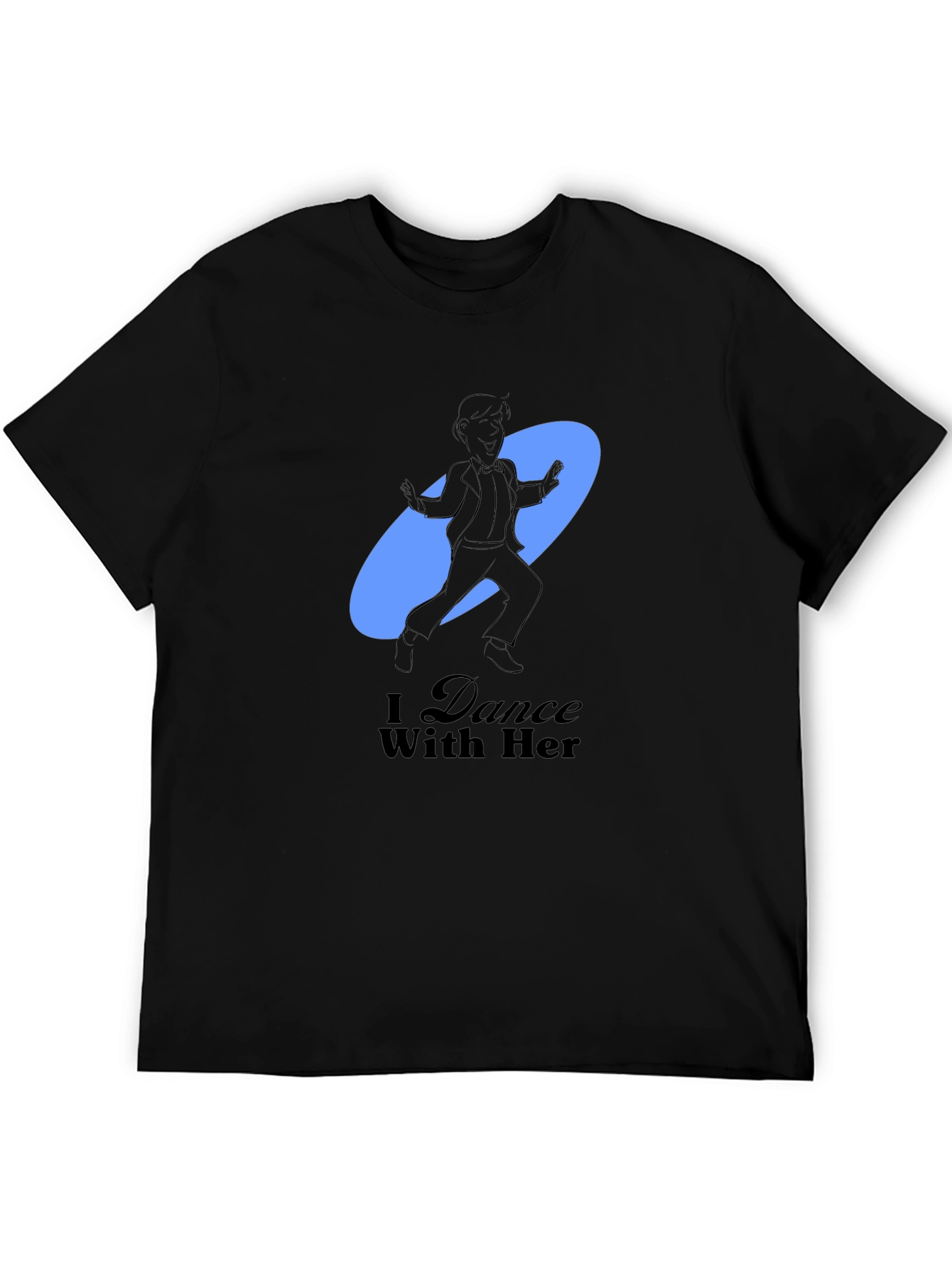 Dance With Her Graphic Tee - Black T-Shirt