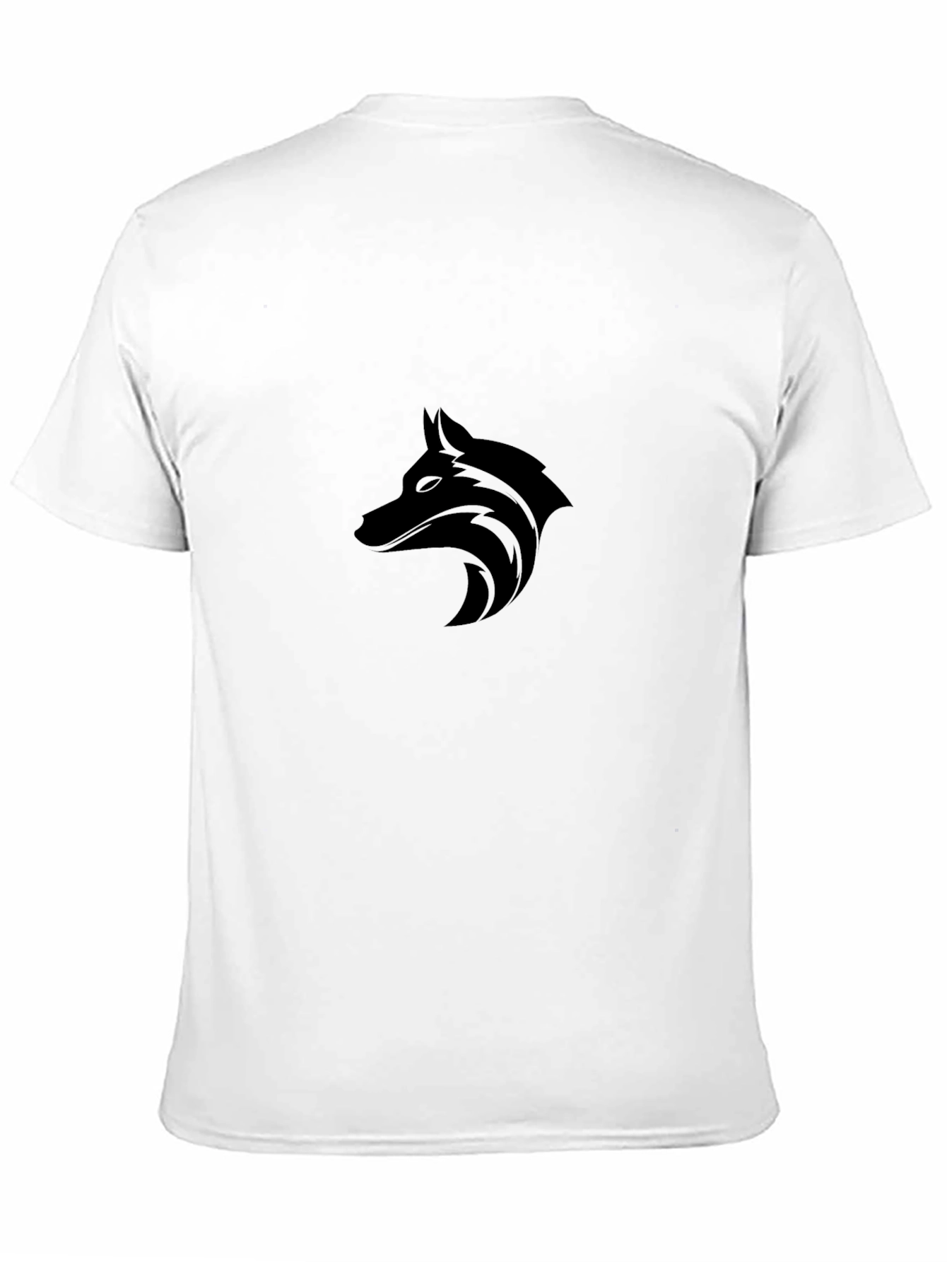 Black Wolf Graphic T-Shirt - Stylish Mens Tee