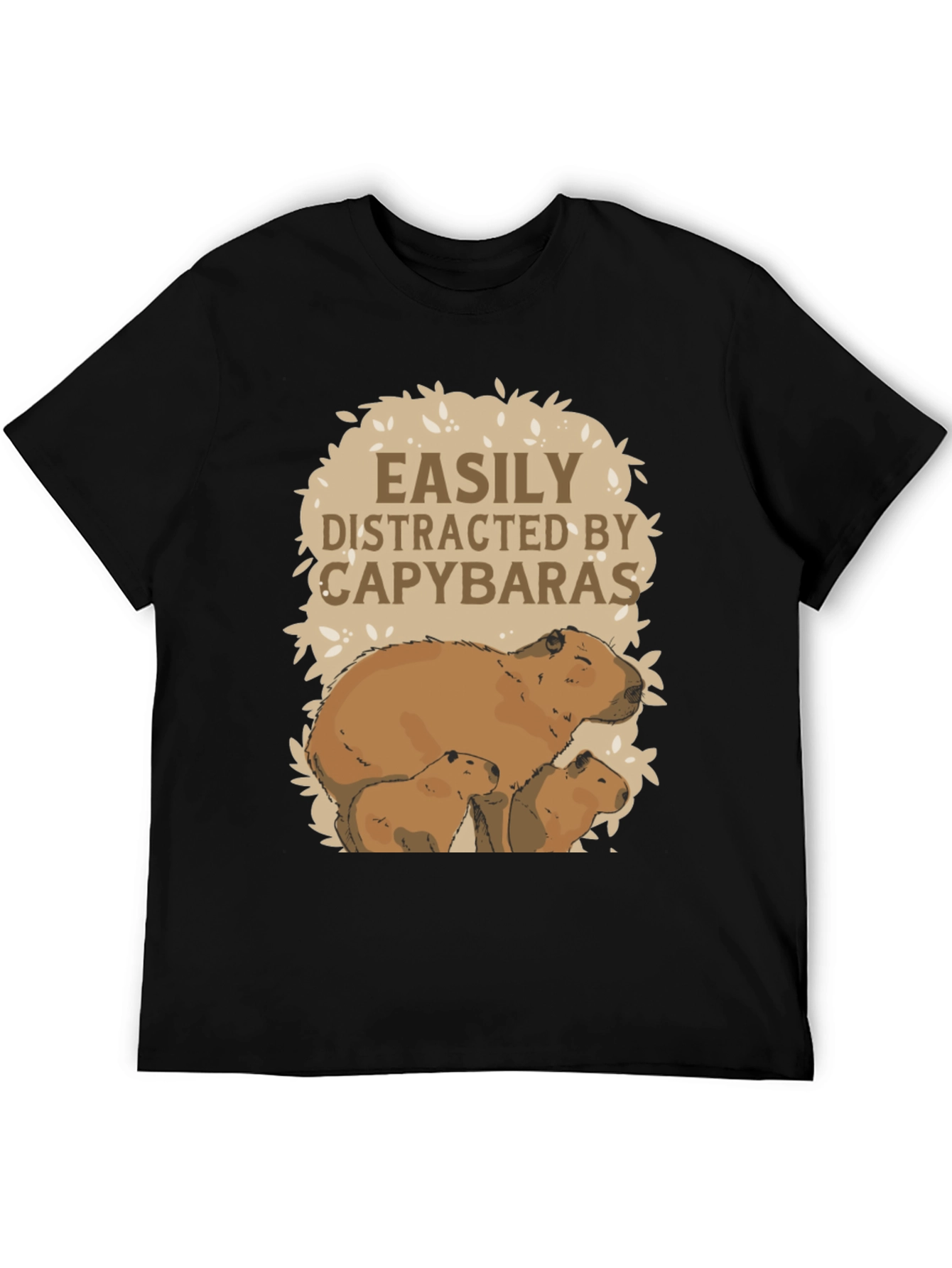 Easily Distracted by Capybaras Graphic Tee