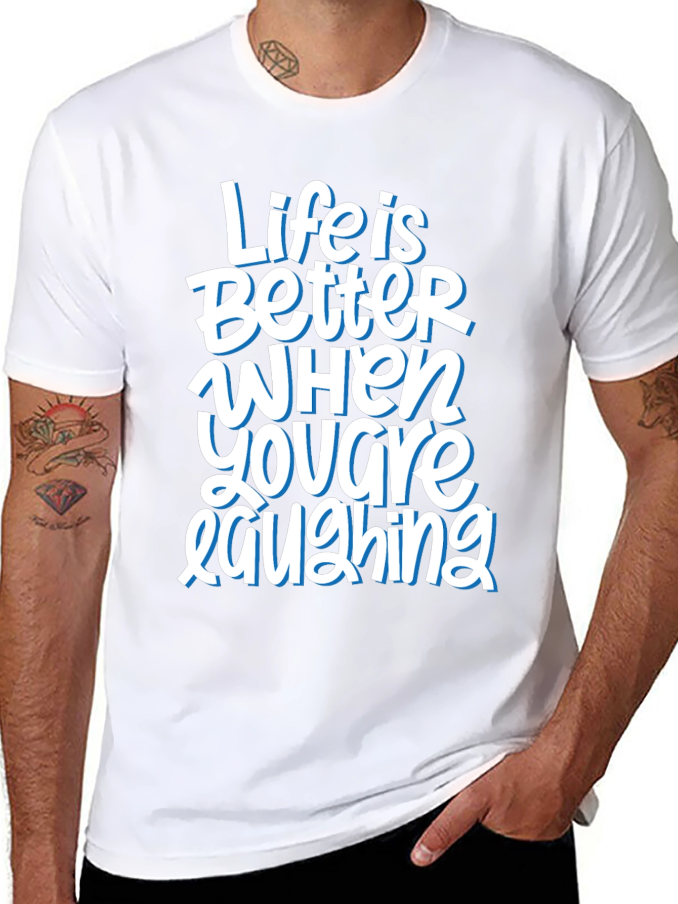 Life is Better When Youre Laughing Graphic Tee