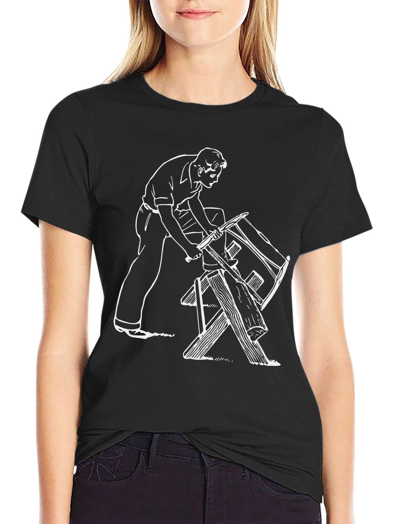 Drummer T-Shirt - Black Graphic Tee