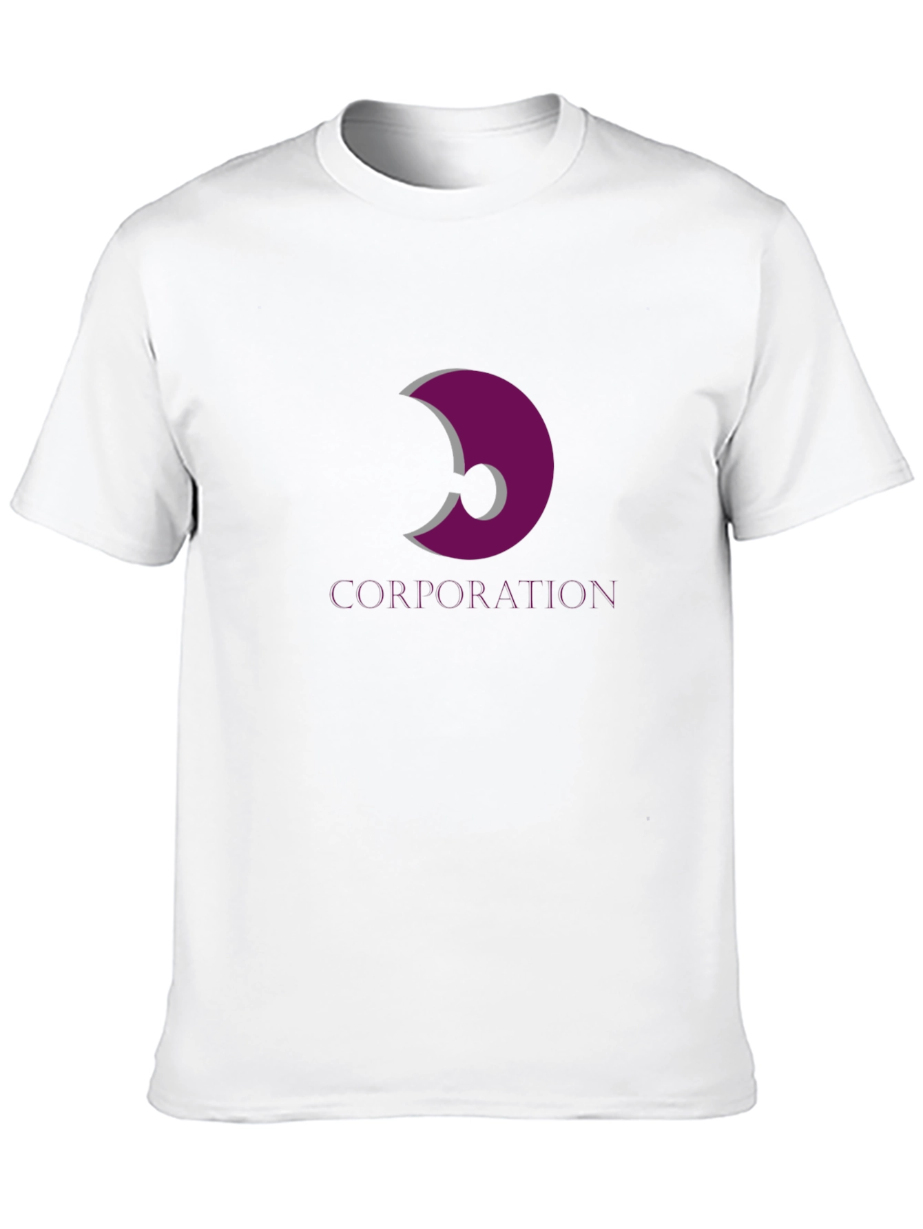 Corporation Logo Graphic Black Tee