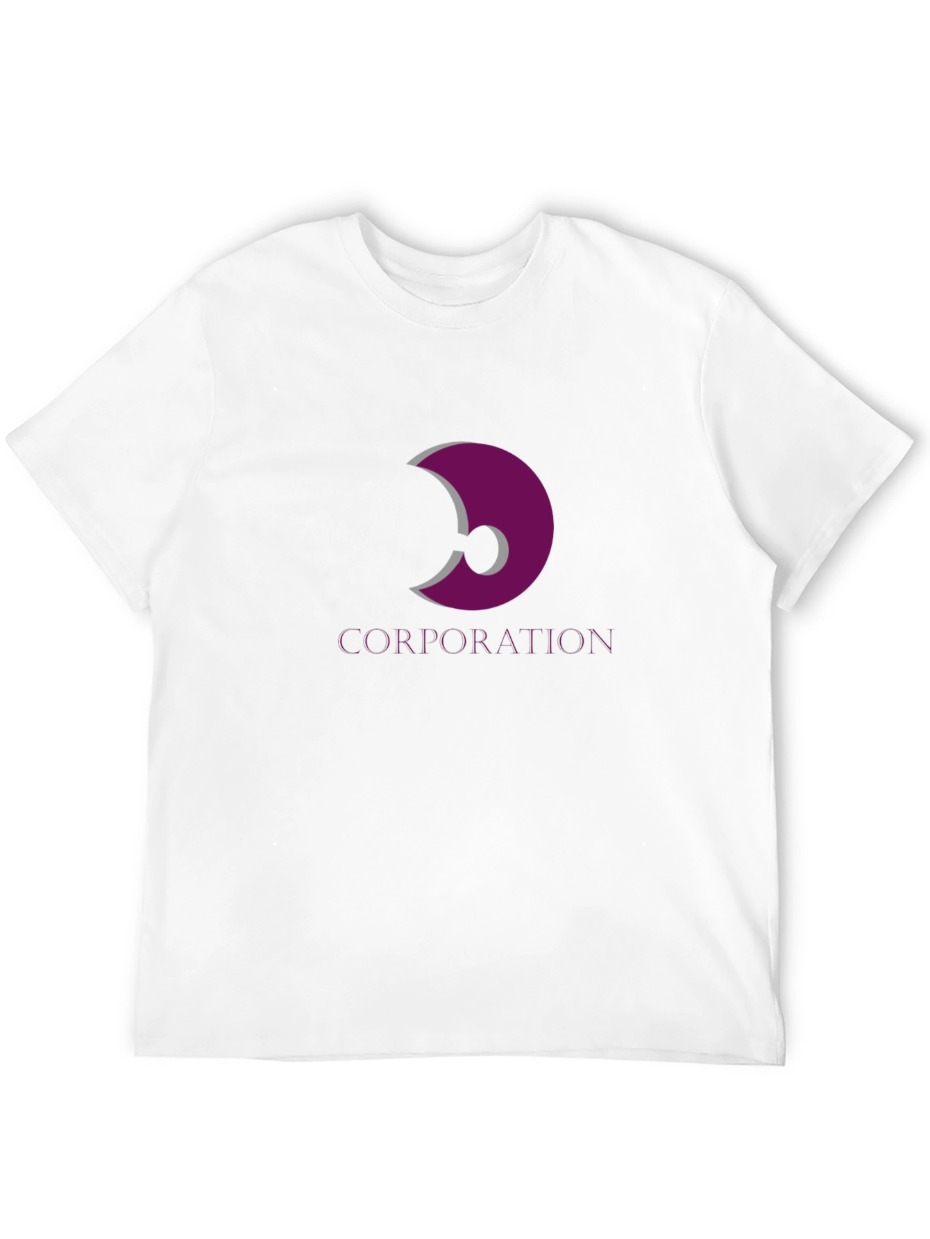 Corporation Logo Graphic Black Tee