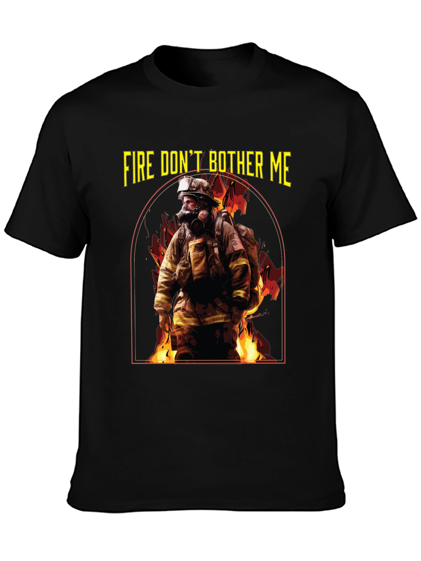 Fire Dont Bother Me Graphic T-Shirt