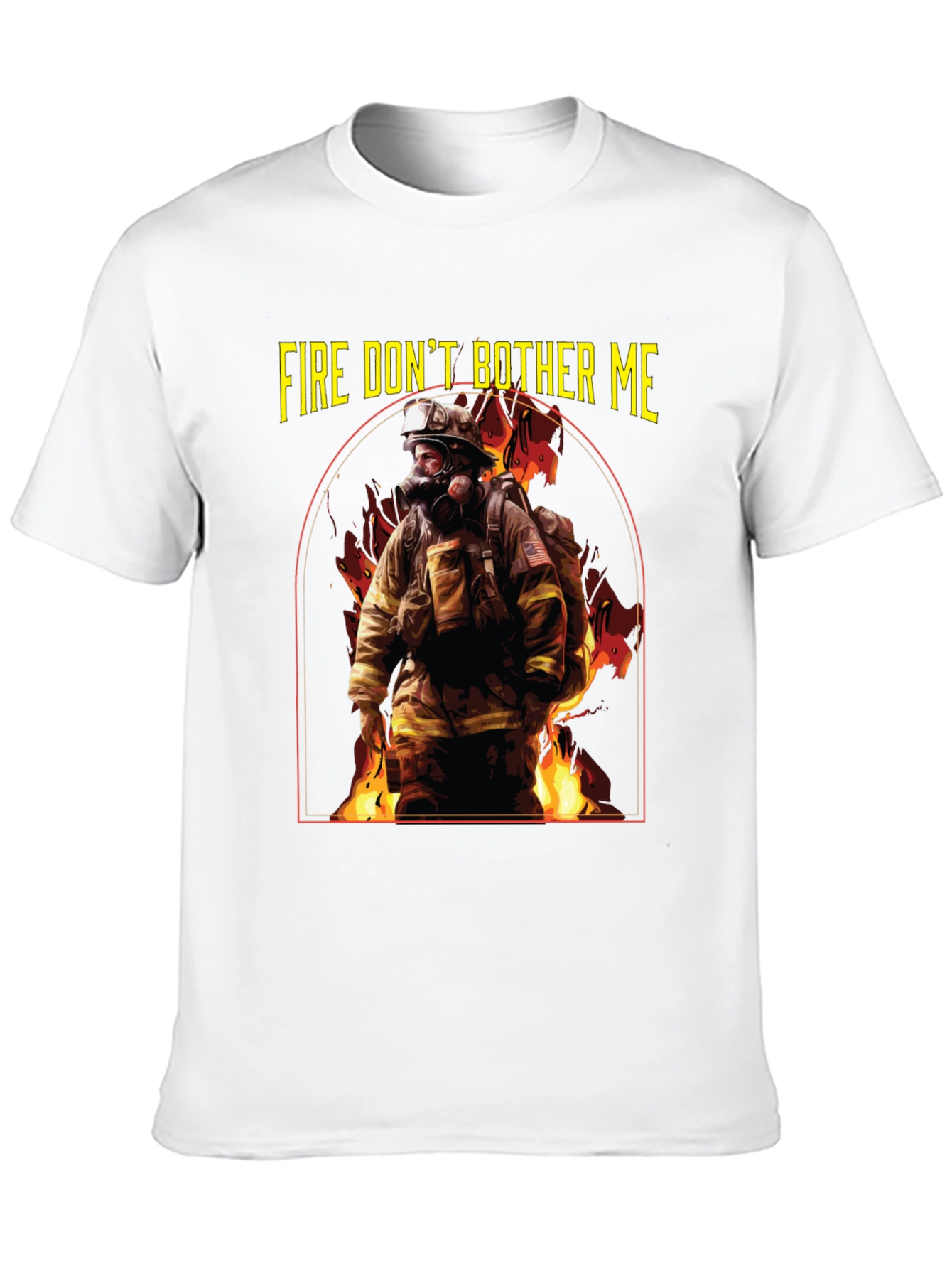 Fire Dont Bother Me Graphic T-Shirt