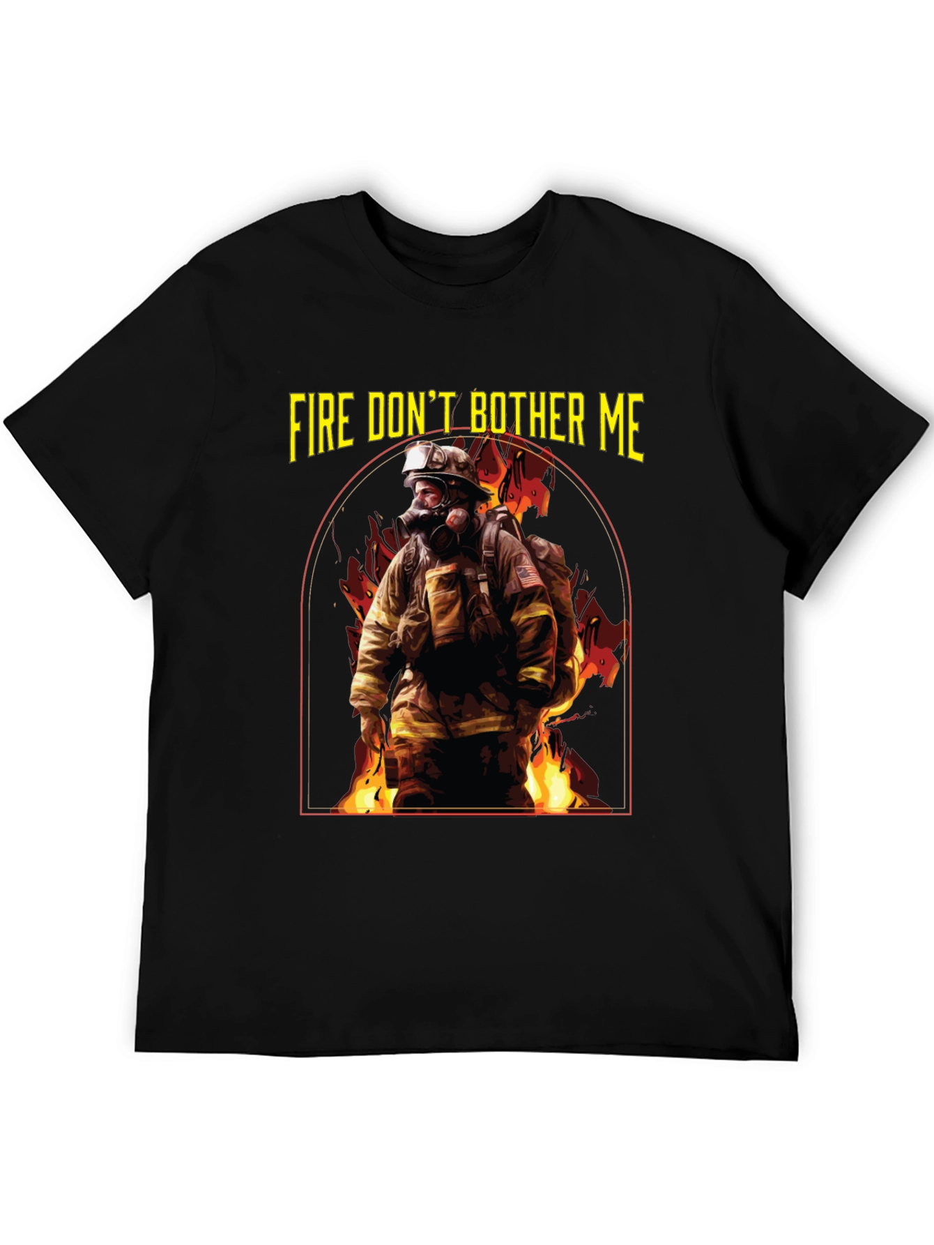 Fire Dont Bother Me Graphic T-Shirt