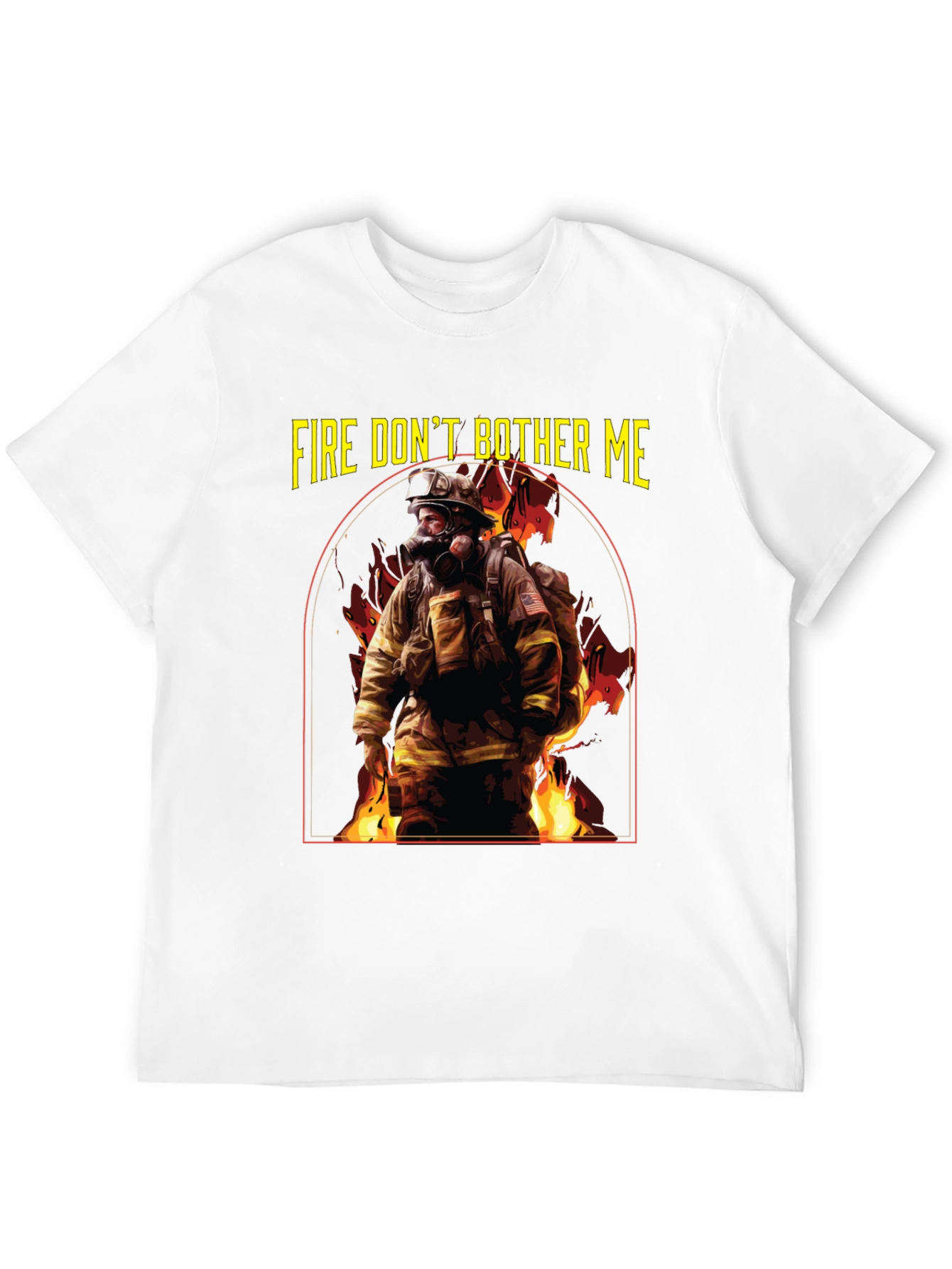 Fire Dont Bother Me Graphic T-Shirt