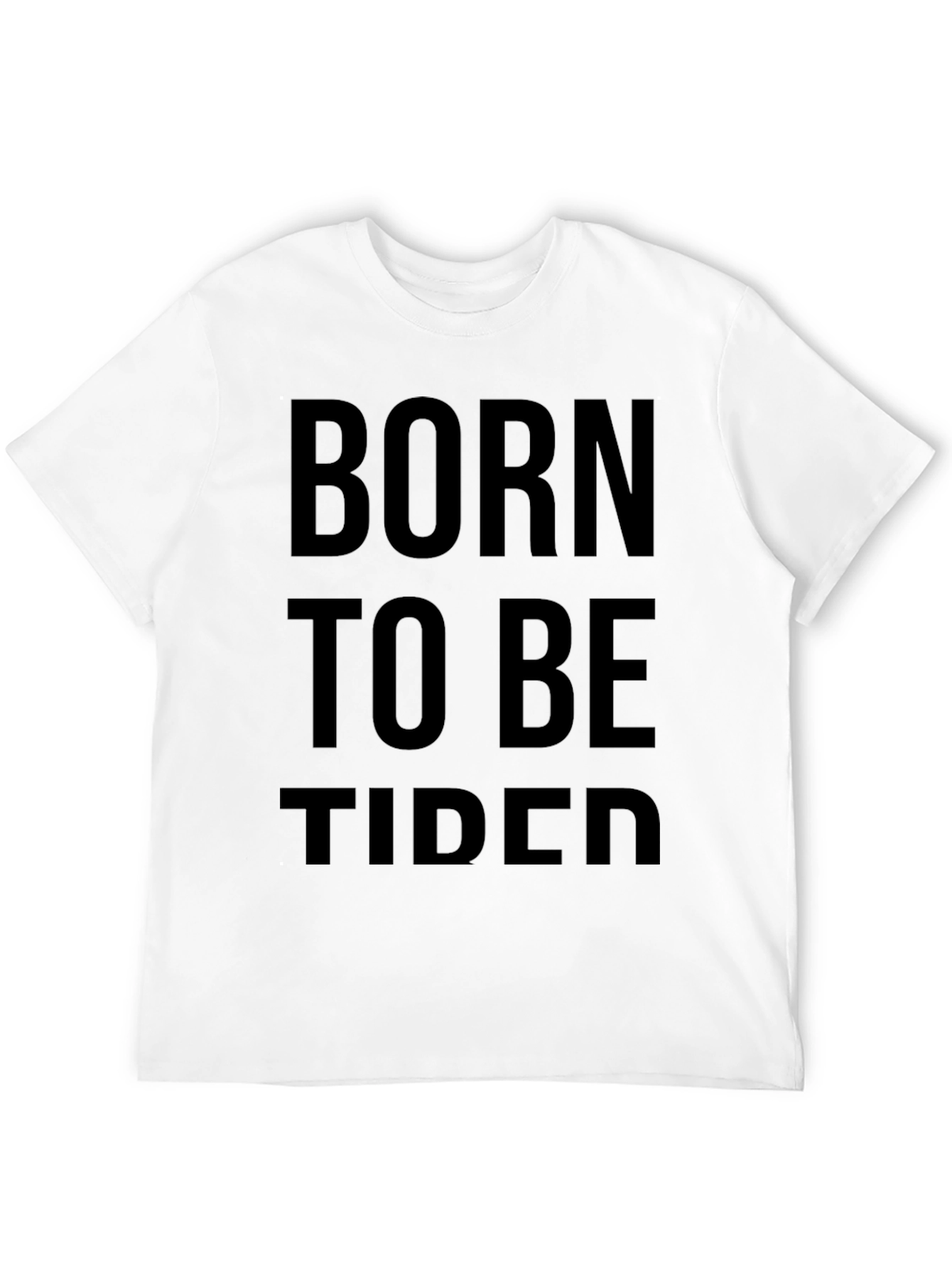 Born to Be Tided Black Graphic Tee