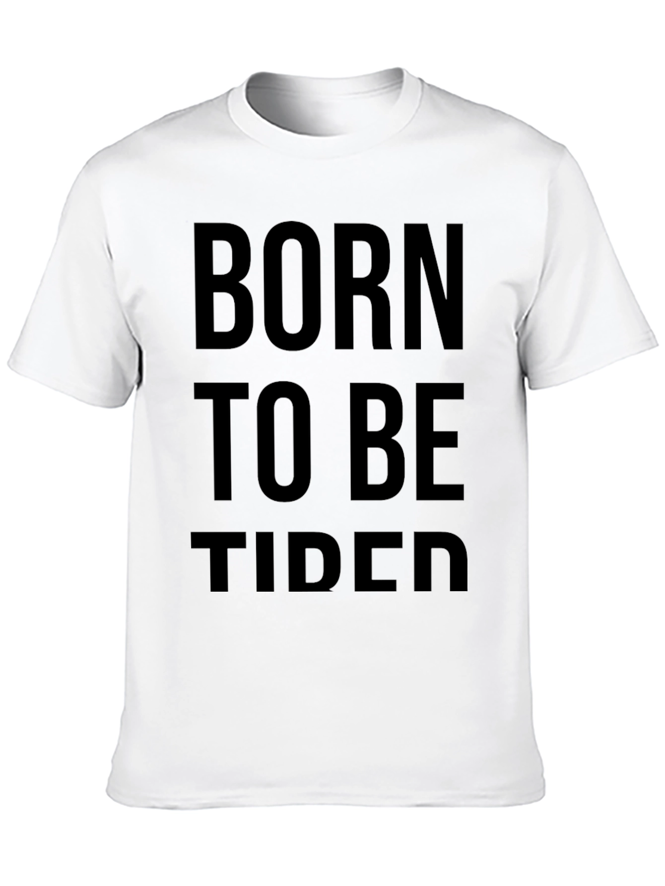 Born to Be Tided Black Graphic Tee