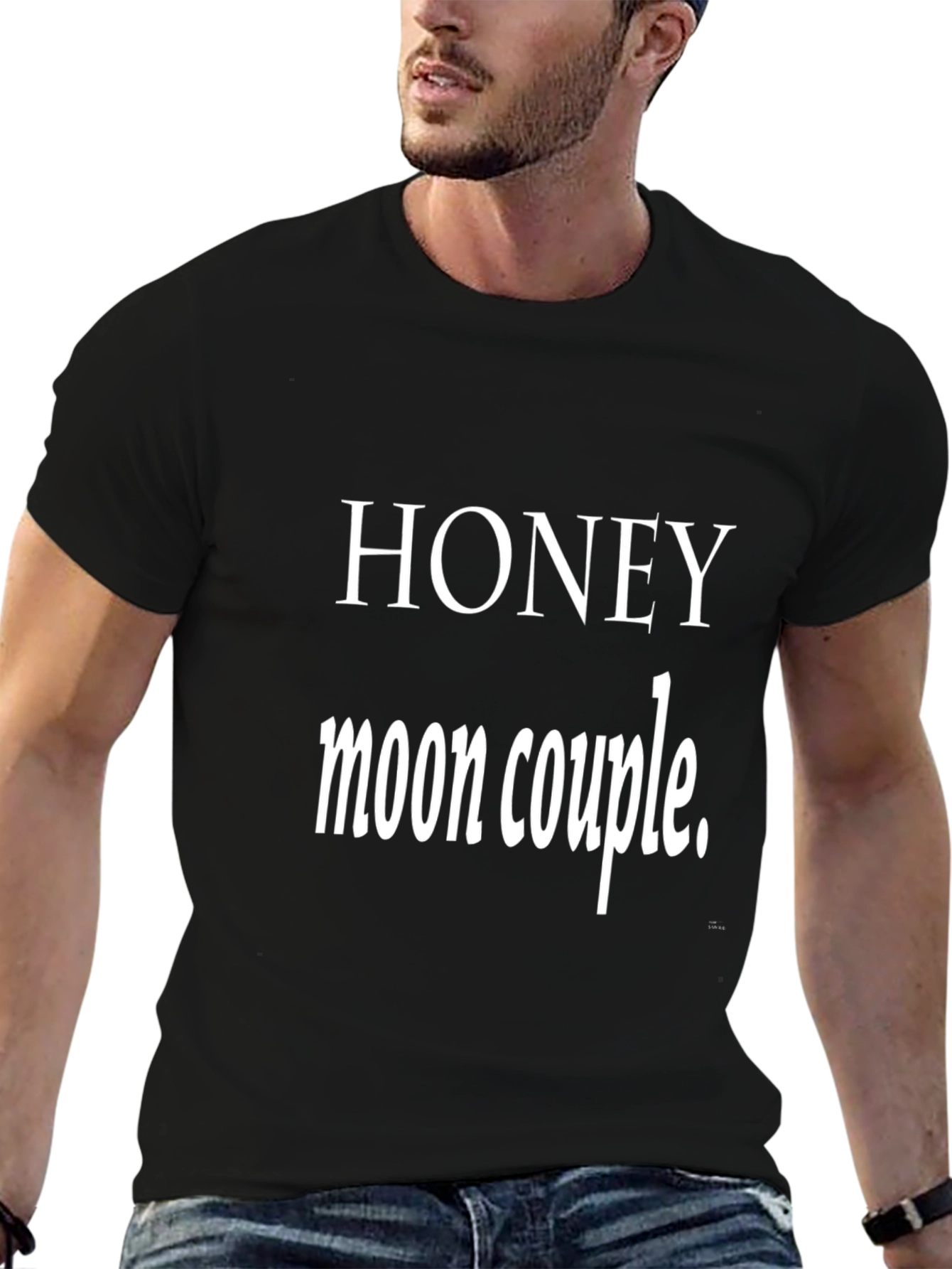 Honeymoon Couple Graphic T-Shirt
