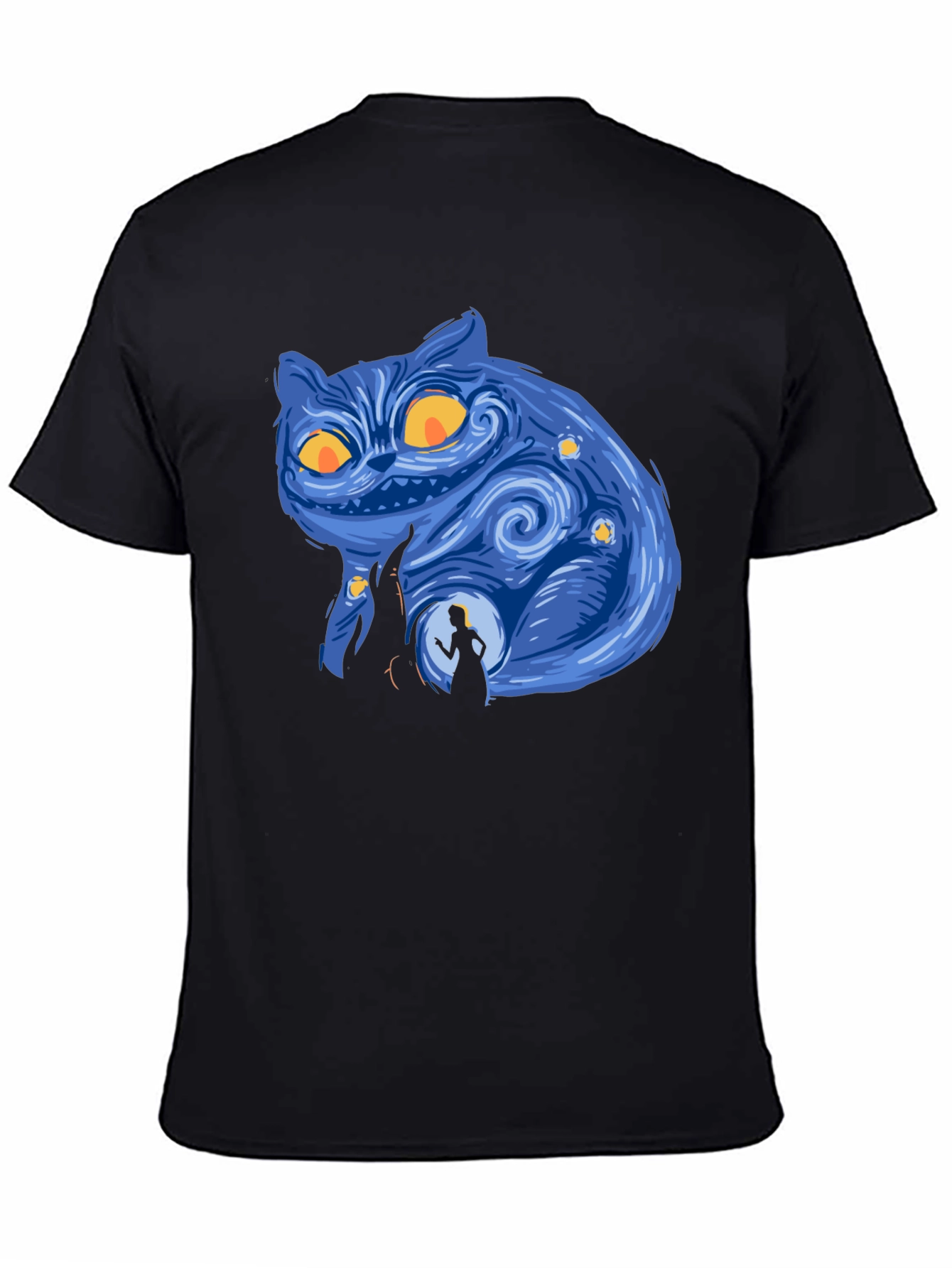 Cheshire Cat Starry Night T-Shirt