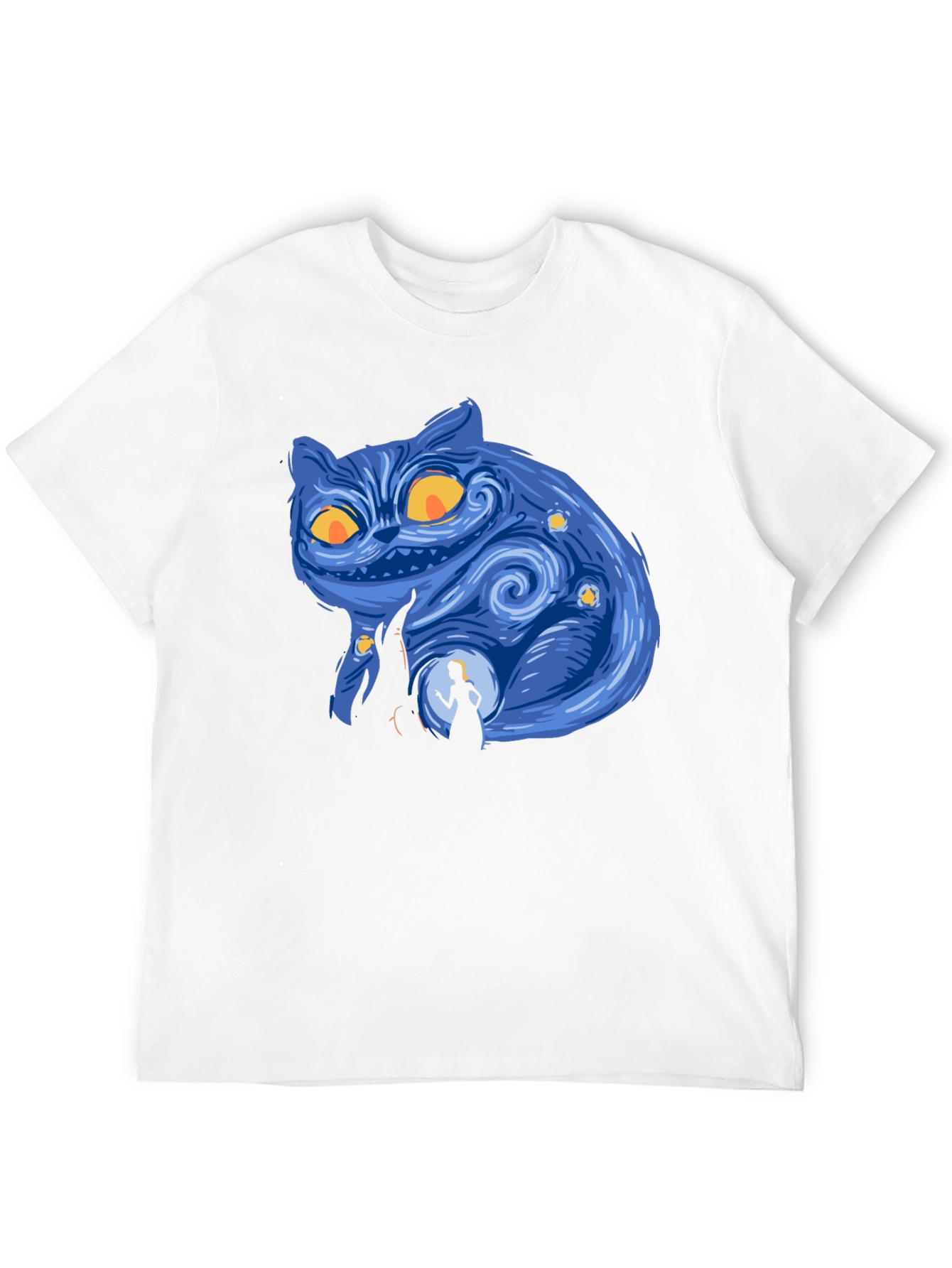 Cheshire Cat Starry Night T-Shirt