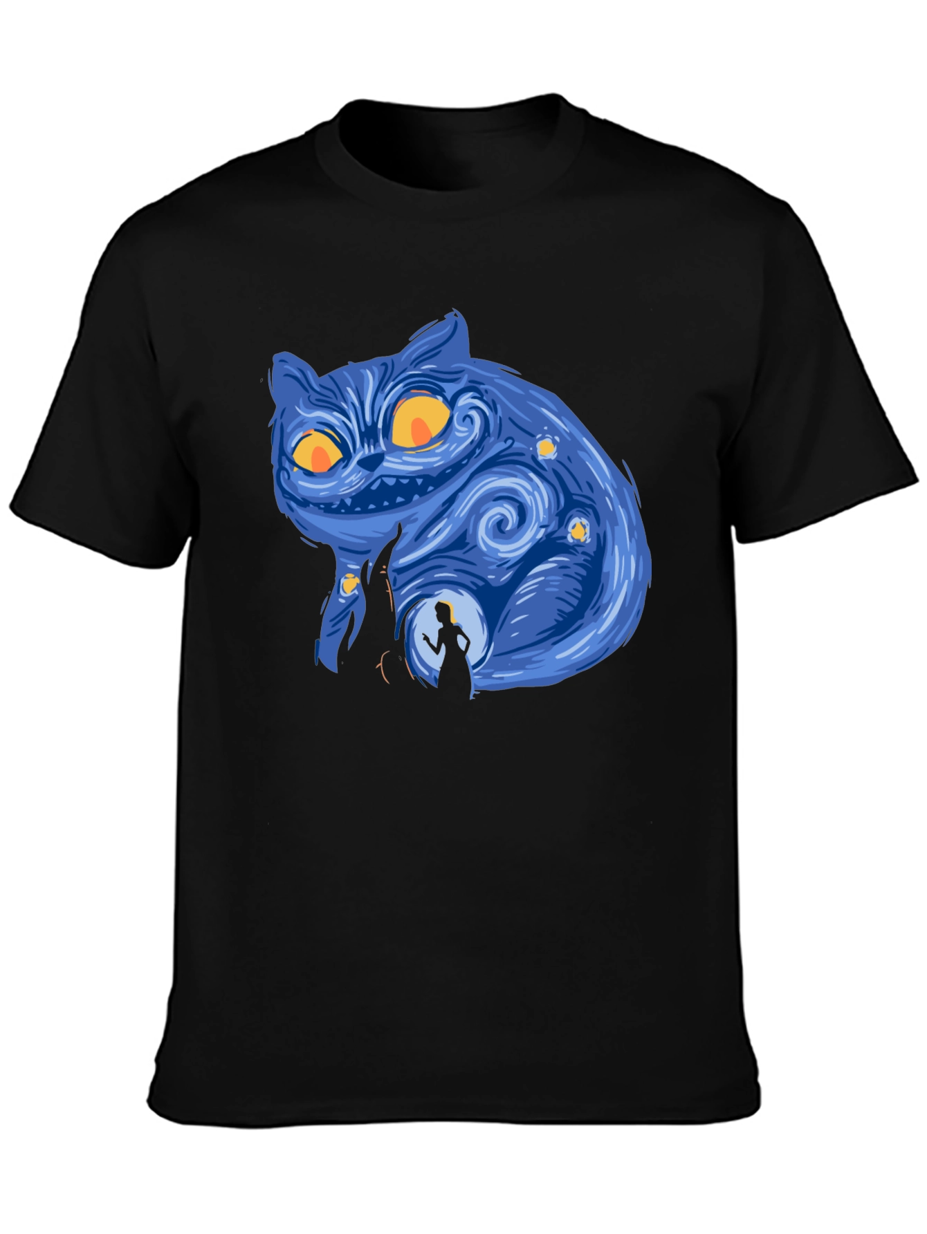 Cheshire Cat Starry Night T-Shirt