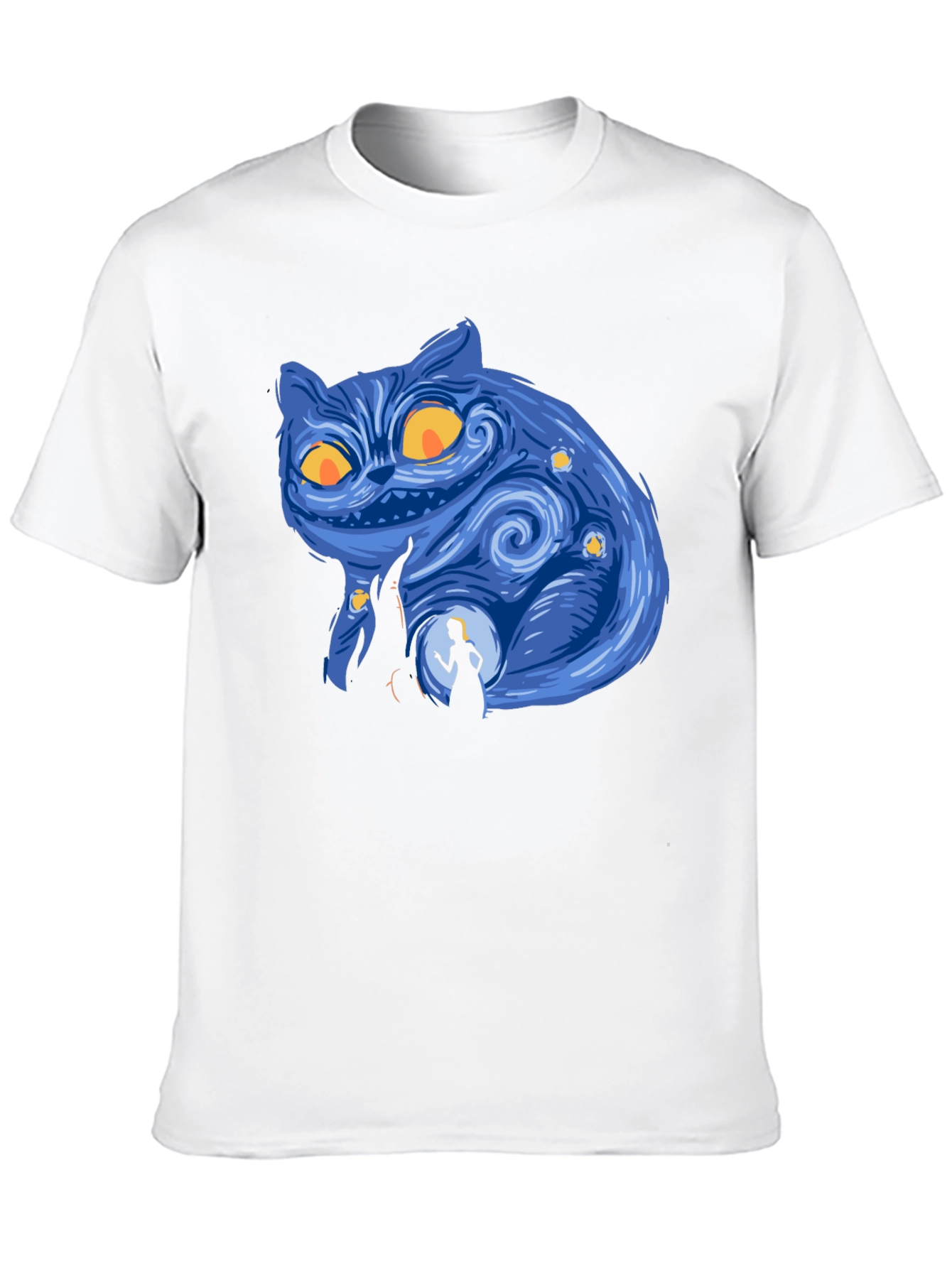 Cheshire Cat Starry Night T-Shirt