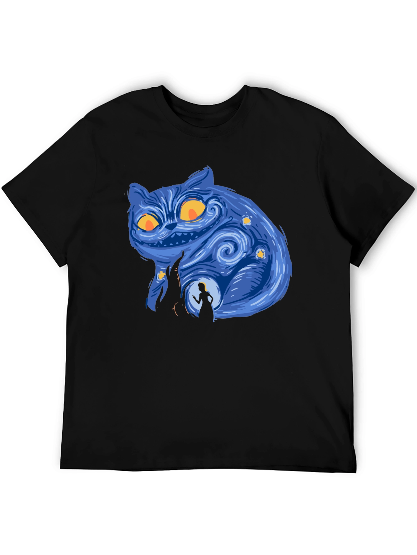 Cheshire Cat Starry Night T-Shirt