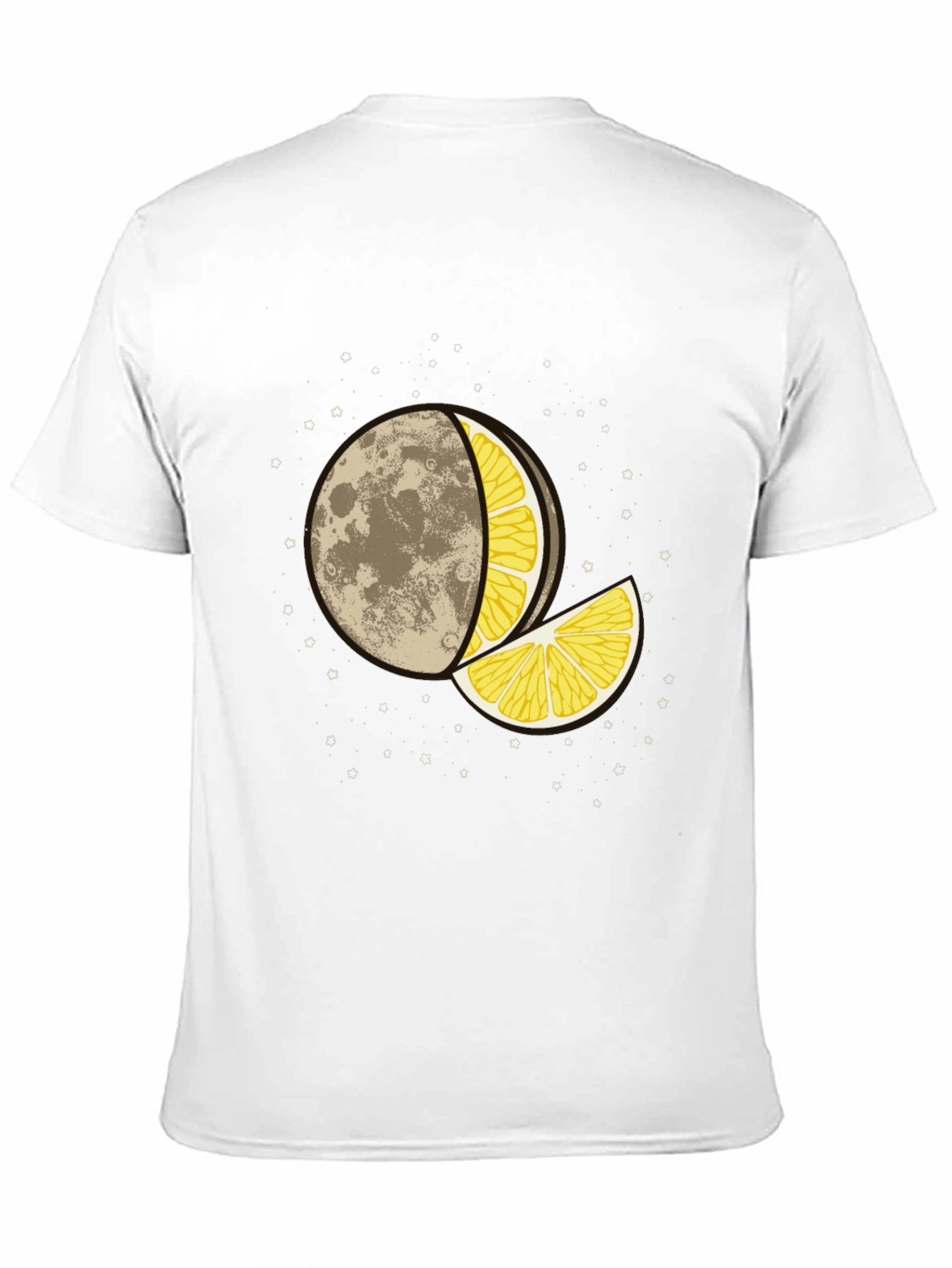 Moon Lemon Graphic Tee - Unique Design