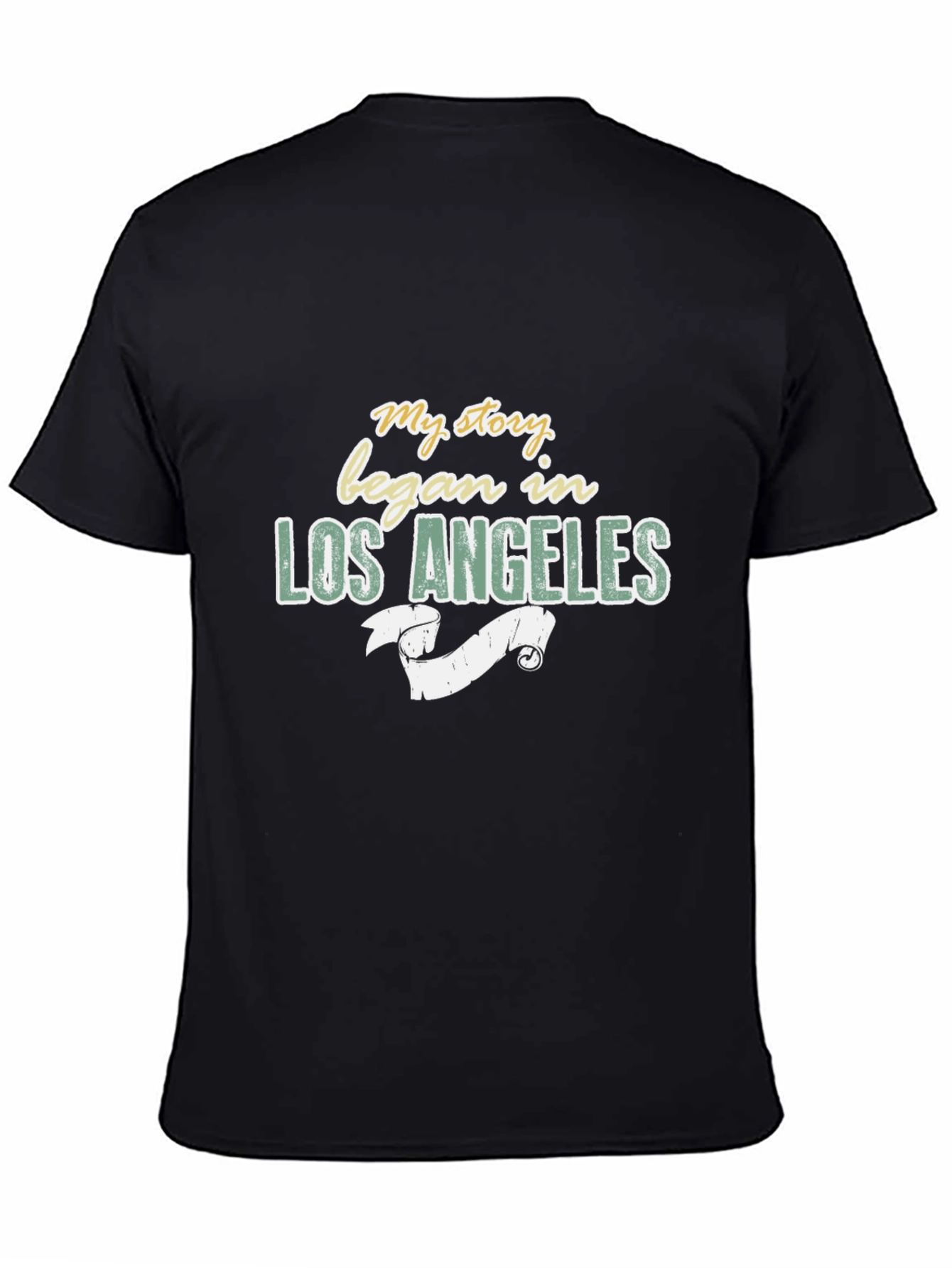 Los Angeles Story Black Graphic Tee