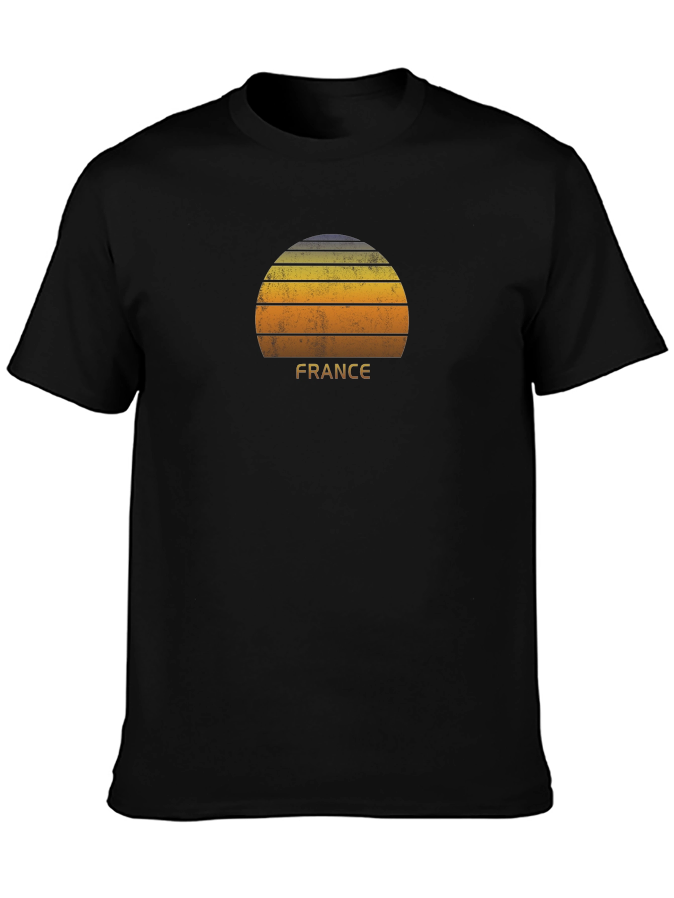 Retro France Sunset T-Shirt