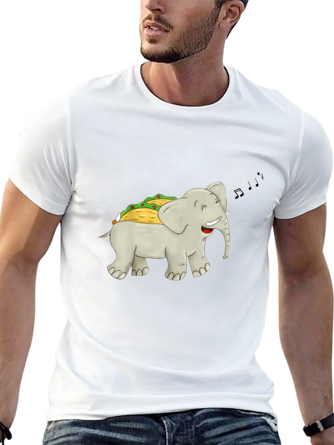 Elephant Taco T-Shirt - Humorous Graphic Tee