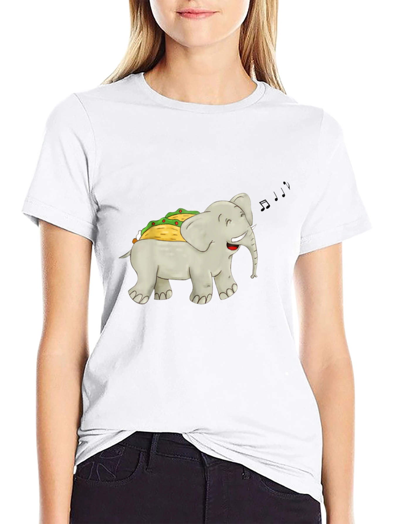 Elephant Taco T-Shirt - Humorous Graphic Tee
