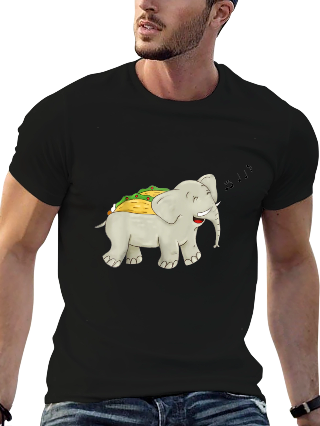 Elephant Taco T-Shirt - Humorous Graphic Tee