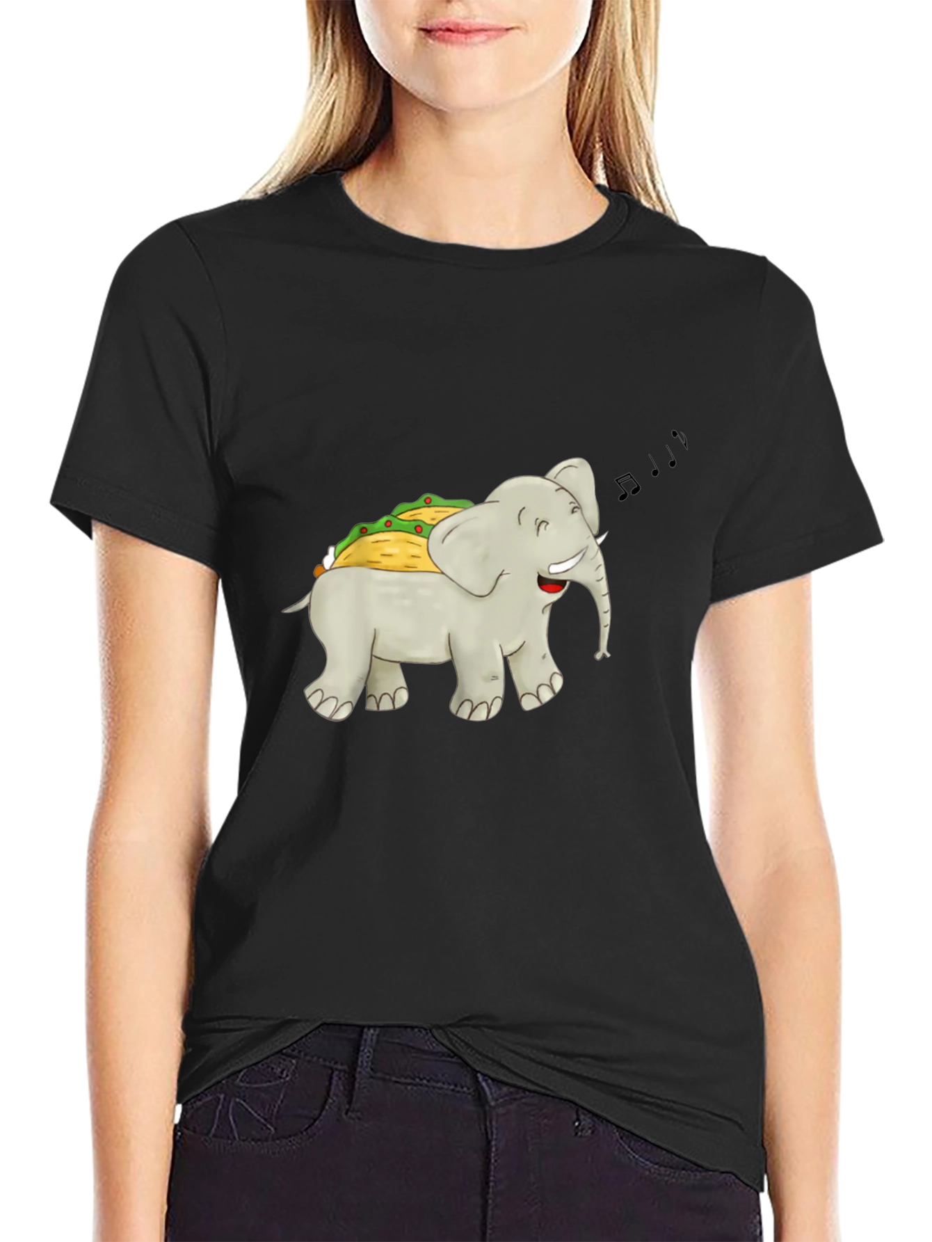 Elephant Taco T-Shirt - Humorous Graphic Tee